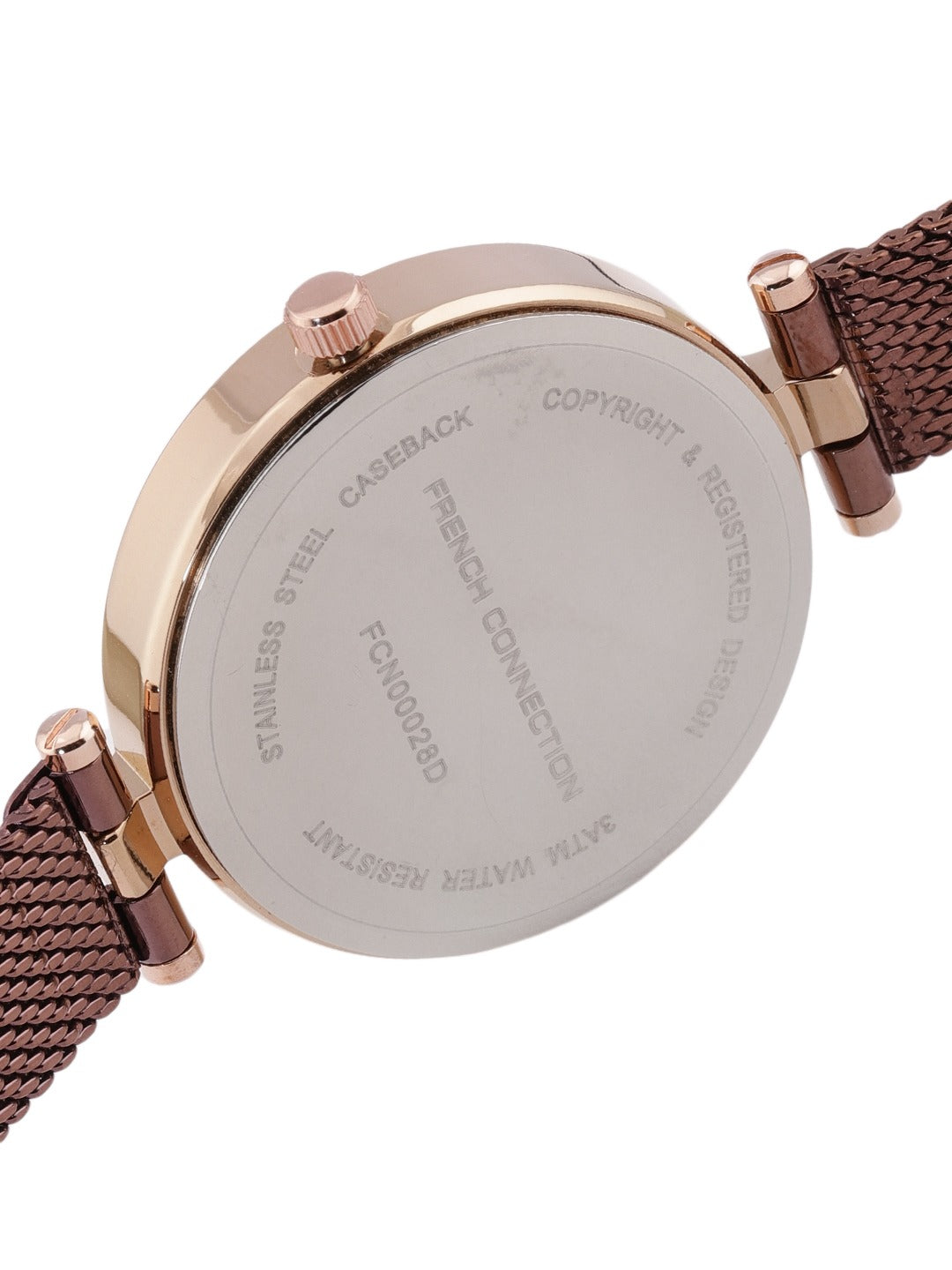French Connection Analog Brown Dial Women's Watch-FCN00028D