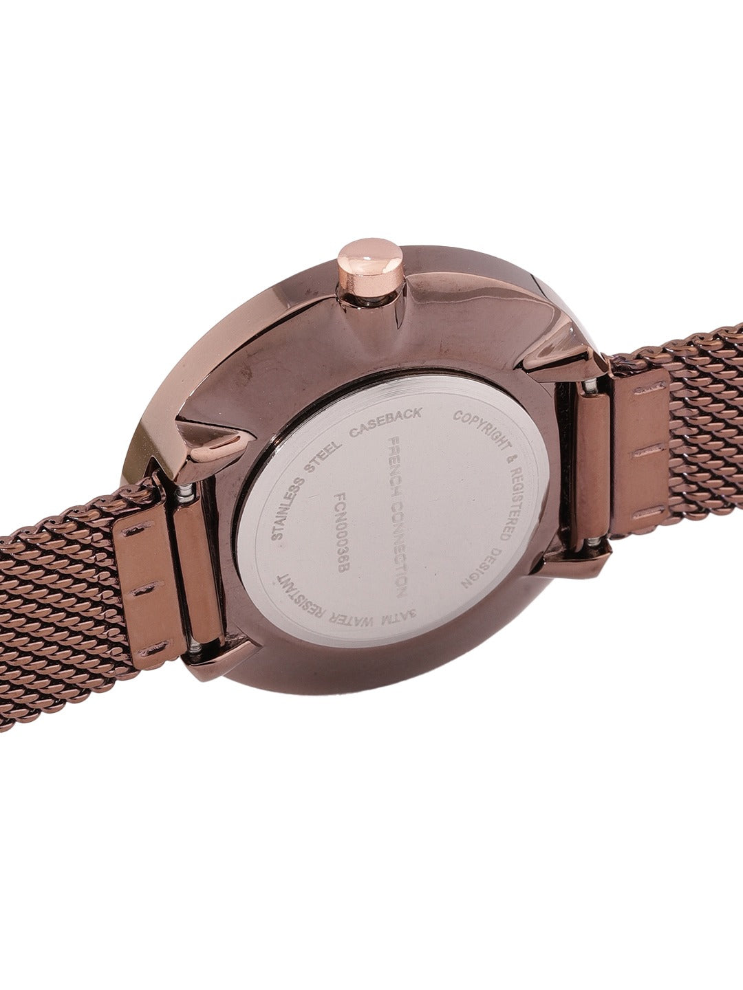 French Connection Analog Brown Dial Women's Watch-FCN00036B