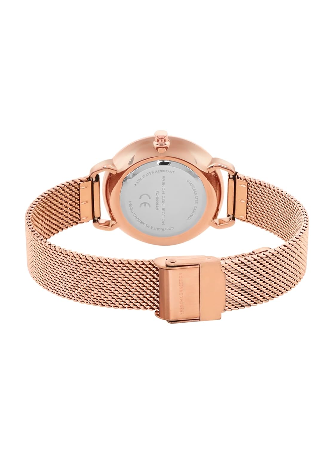French Connection Rose Gold Dial with Rose Gold Strap Womens Analog Watch | FCN00088H