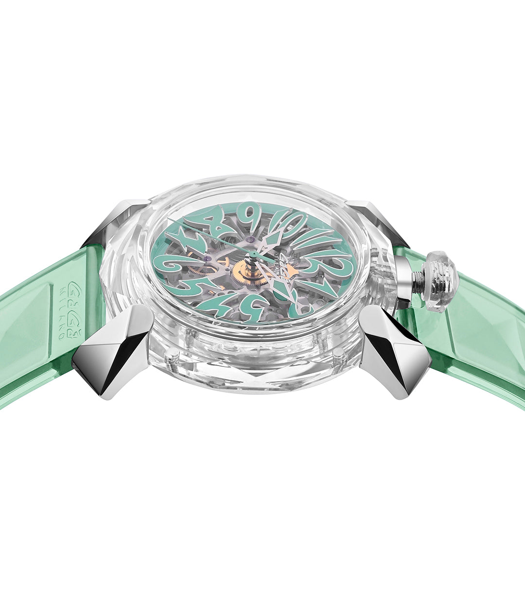 GaGà Milano Automatic Watch Crystal 46mm Skeleton -8060CY02SGSRTF0 watch for Unisex