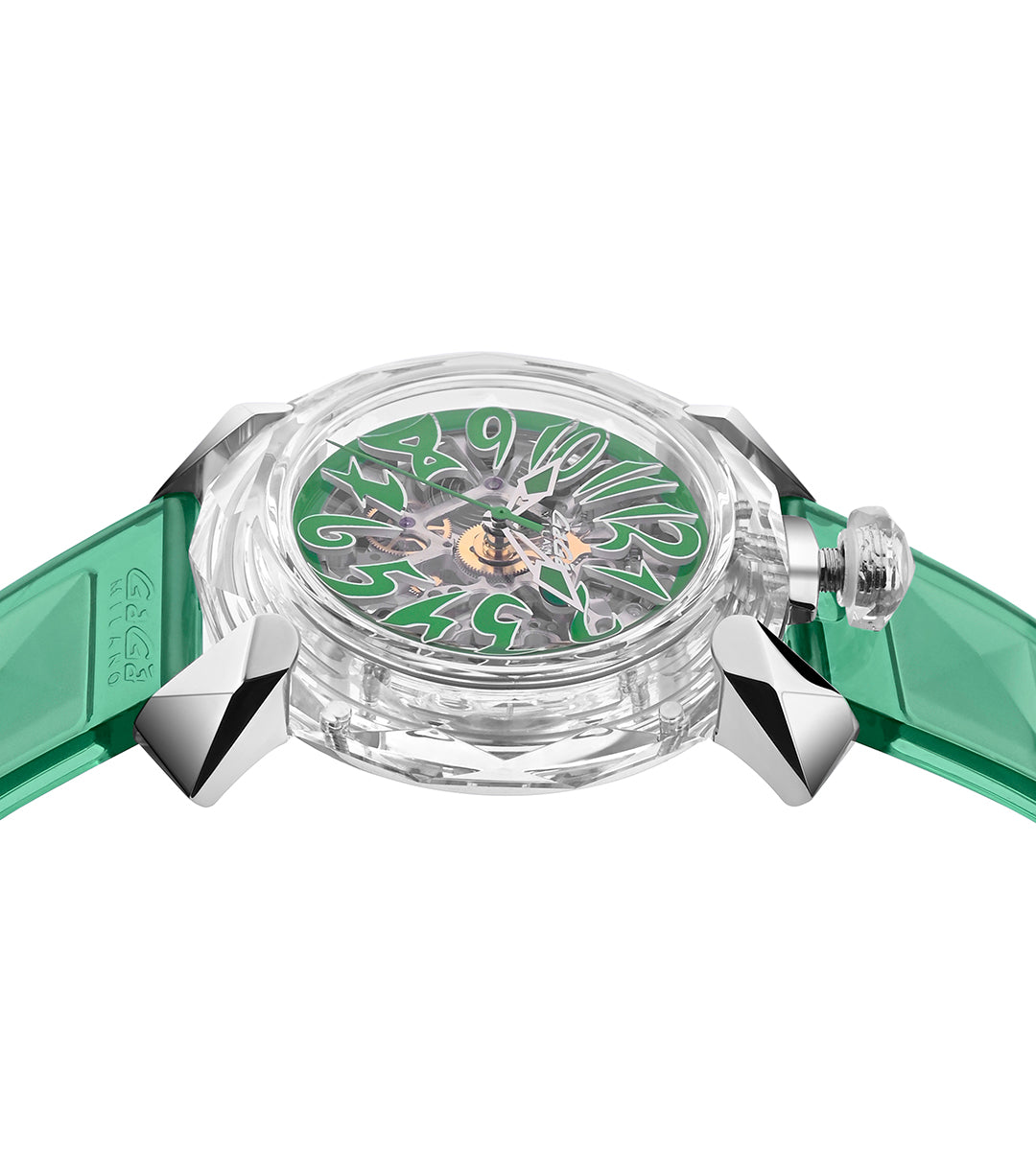 GaGà Milano Automatic Watch Crystal 46mm Skeleton -8060CY04SGSRGR0 watch for Unisex