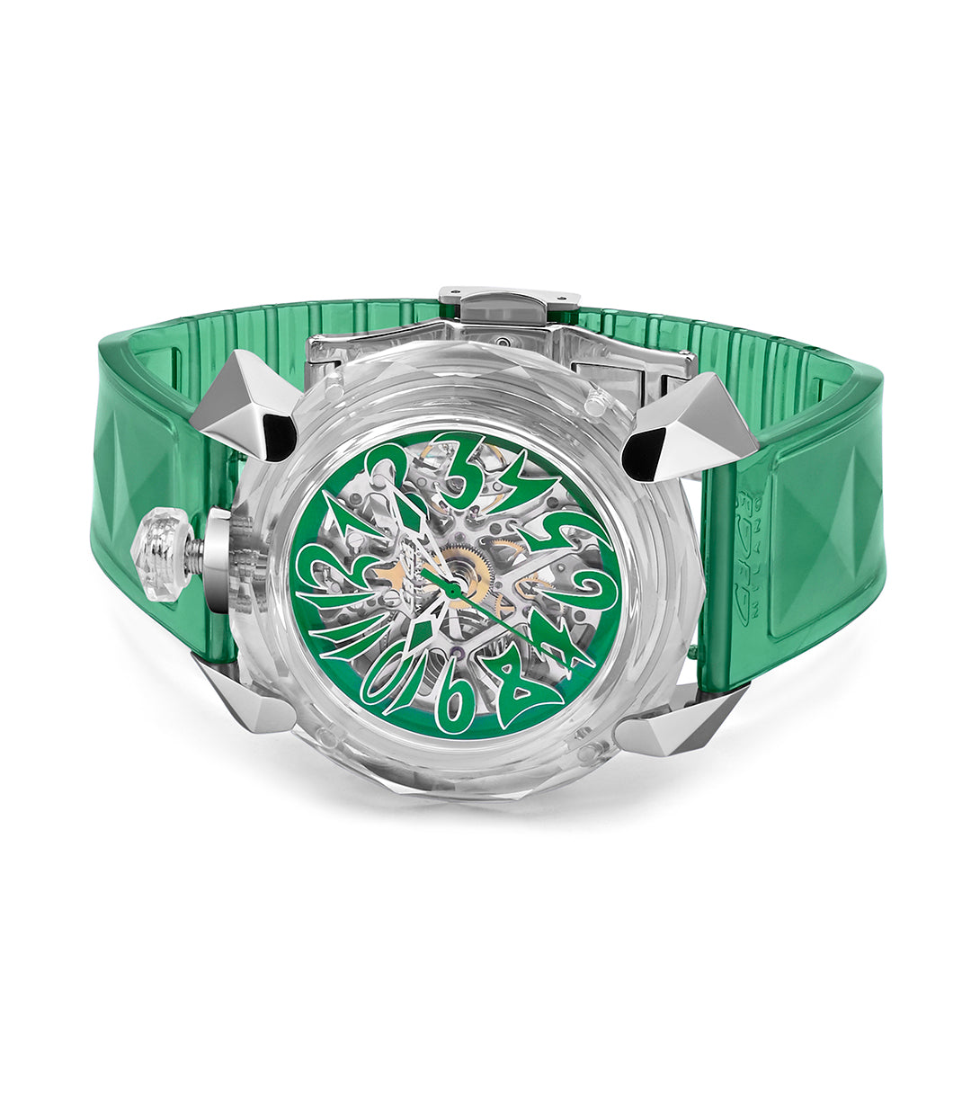 GaGà Milano Automatic Watch Crystal 46mm Skeleton -8060CY04SGSRGR0 watch for Unisex