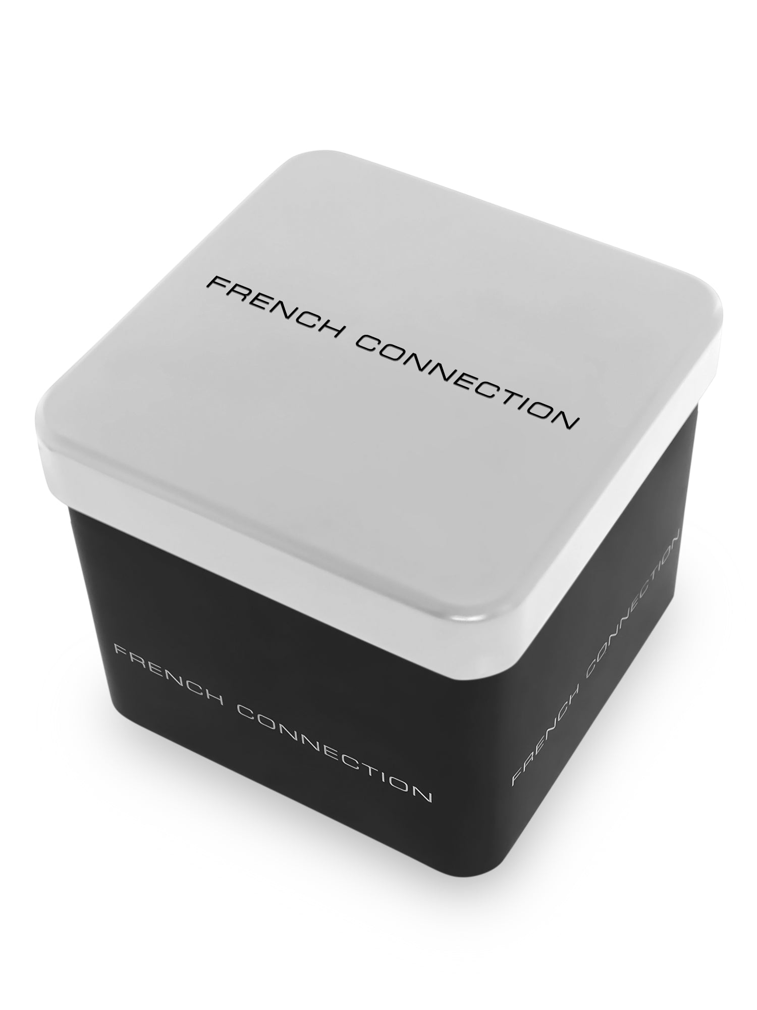 French Connection Silver Dial Multifunction Watch for Couple - FCN0113TM