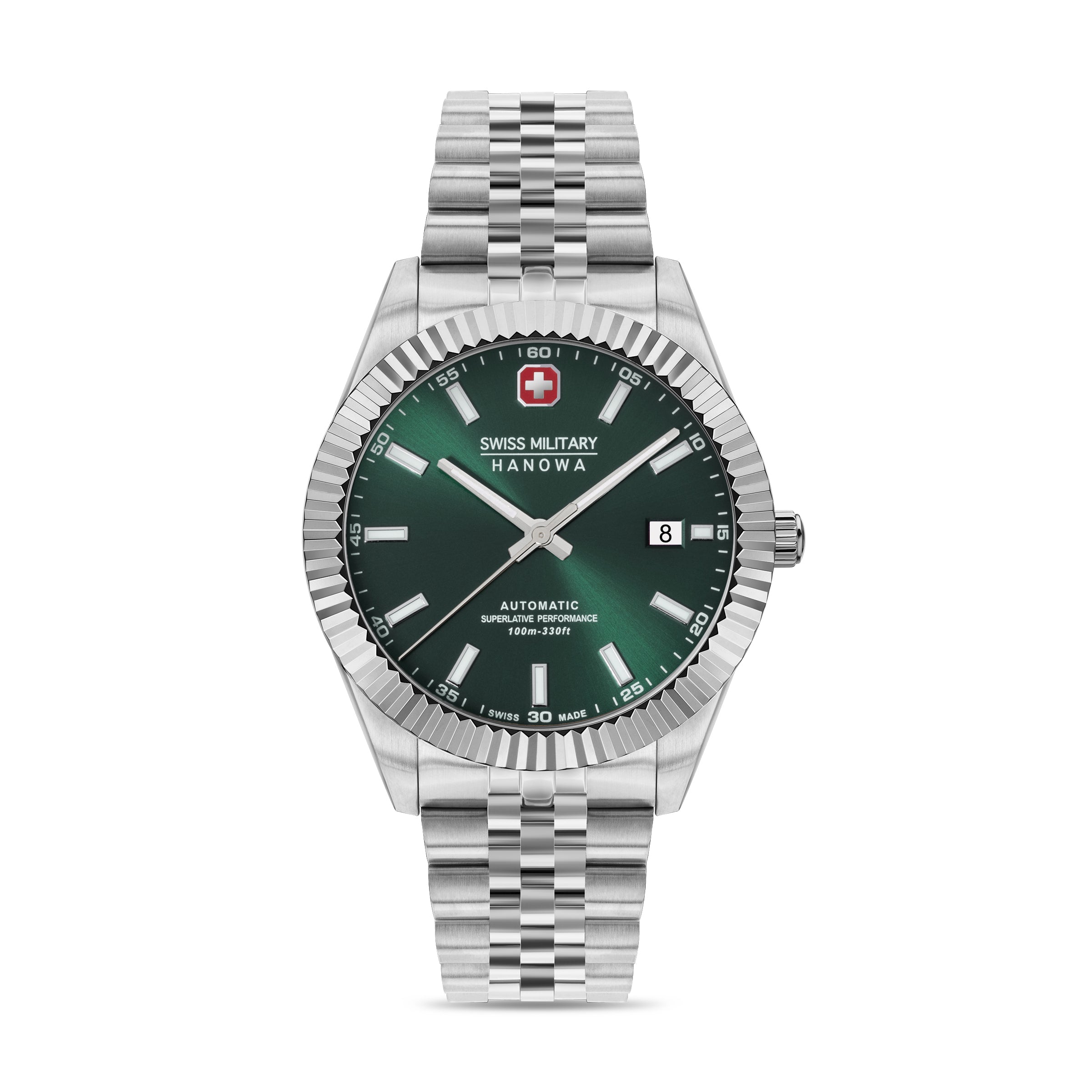 SWISS MILITARY HANOWA DILIGENTER OLIVE ROUND DIAL ANALOG WATCH FOR Men's SMWGL0002103