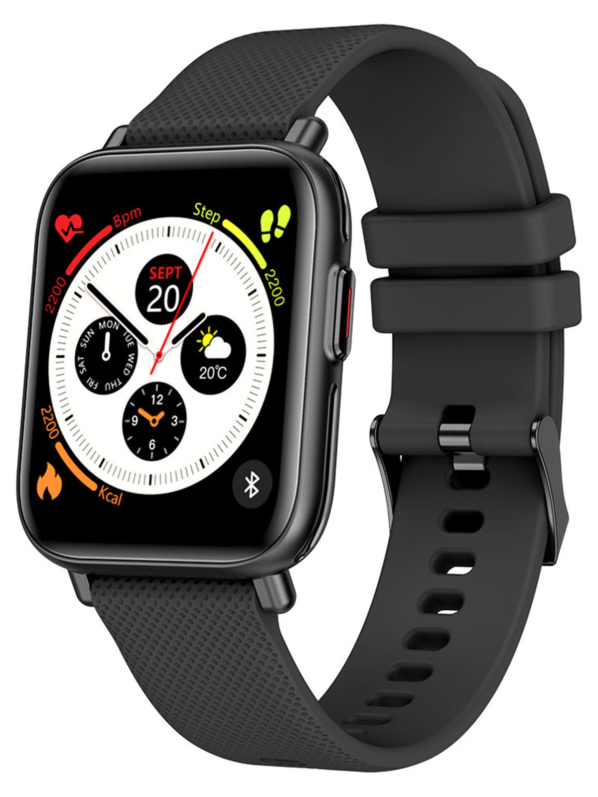 French Connection Stealth Black Unisex Smart watch F7-A