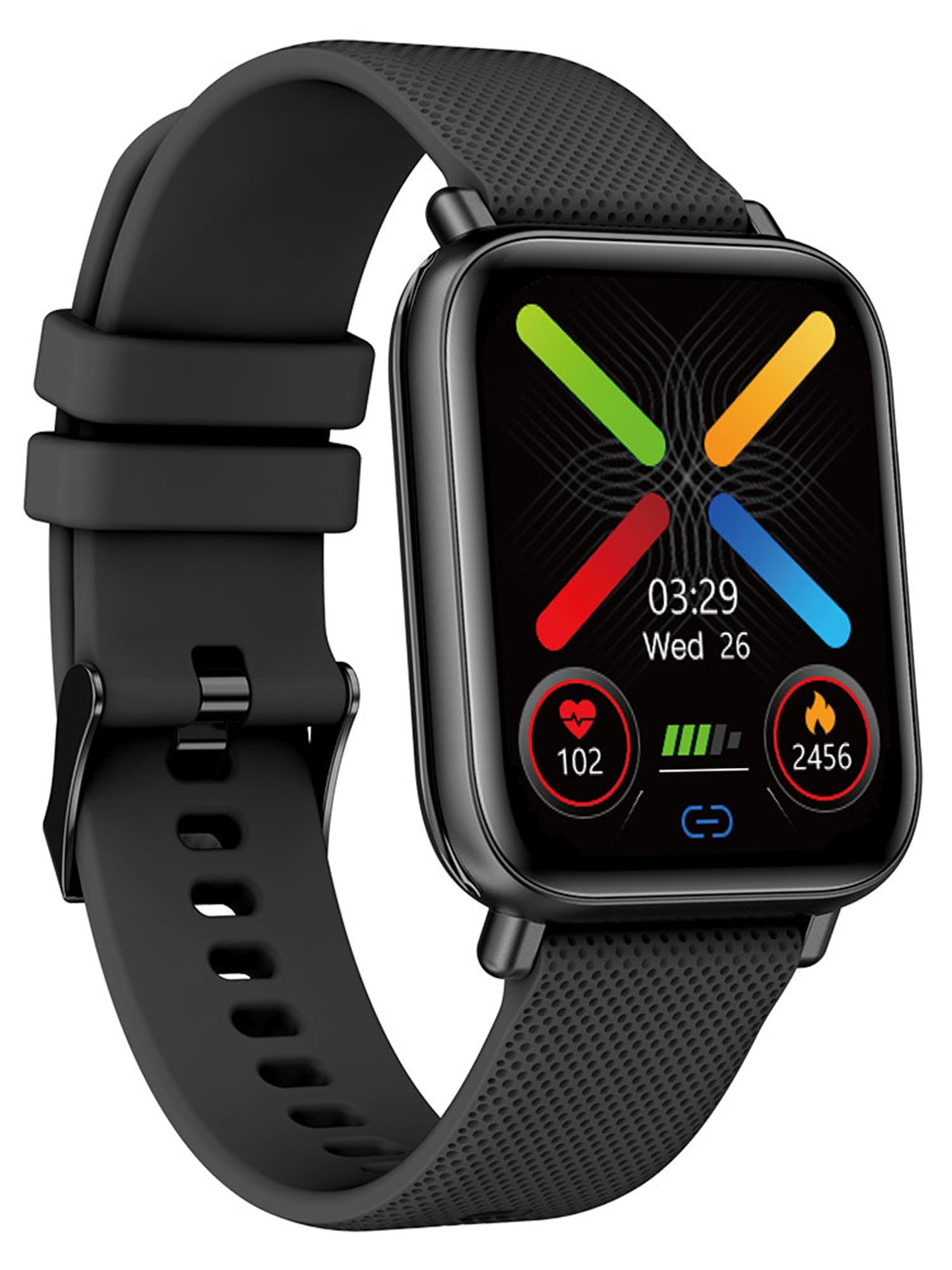 French Connection Stealth Black Unisex Smart watch F7-A