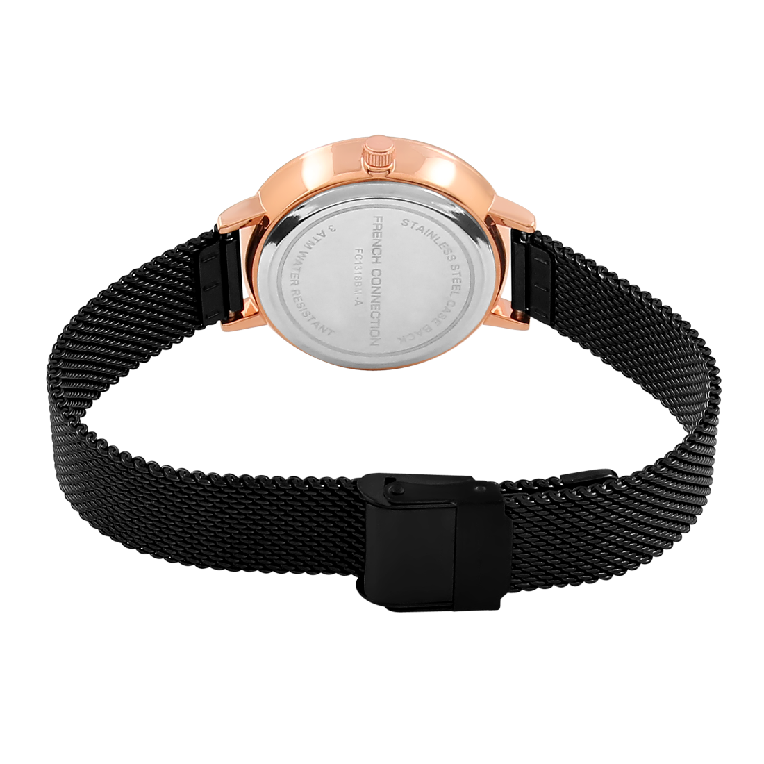French Connection Analog Black Dial Women's Watch- FC1318RGM-D