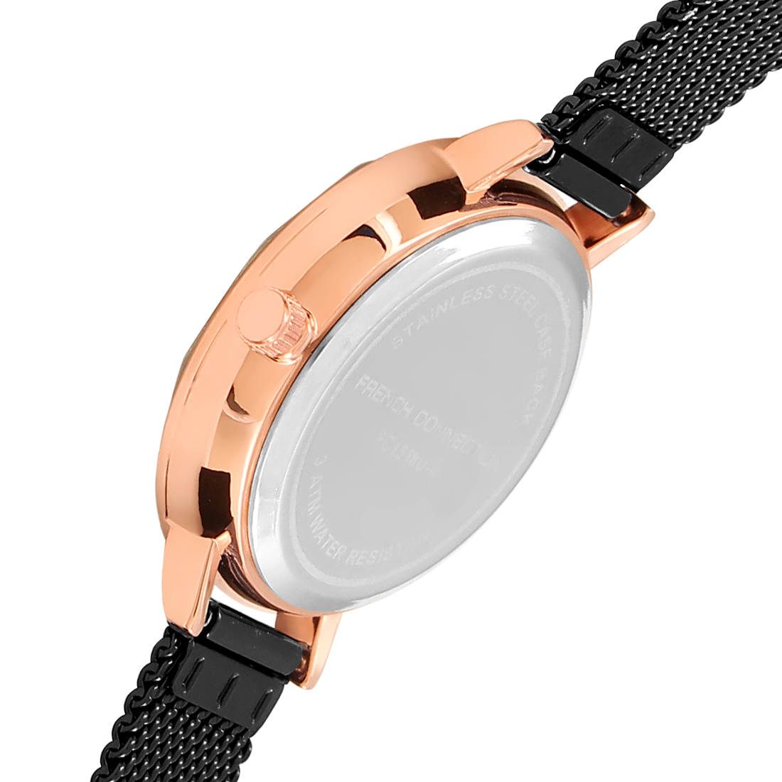 French Connection Analog Black Dial Women's Watch- FC1318RGM-D