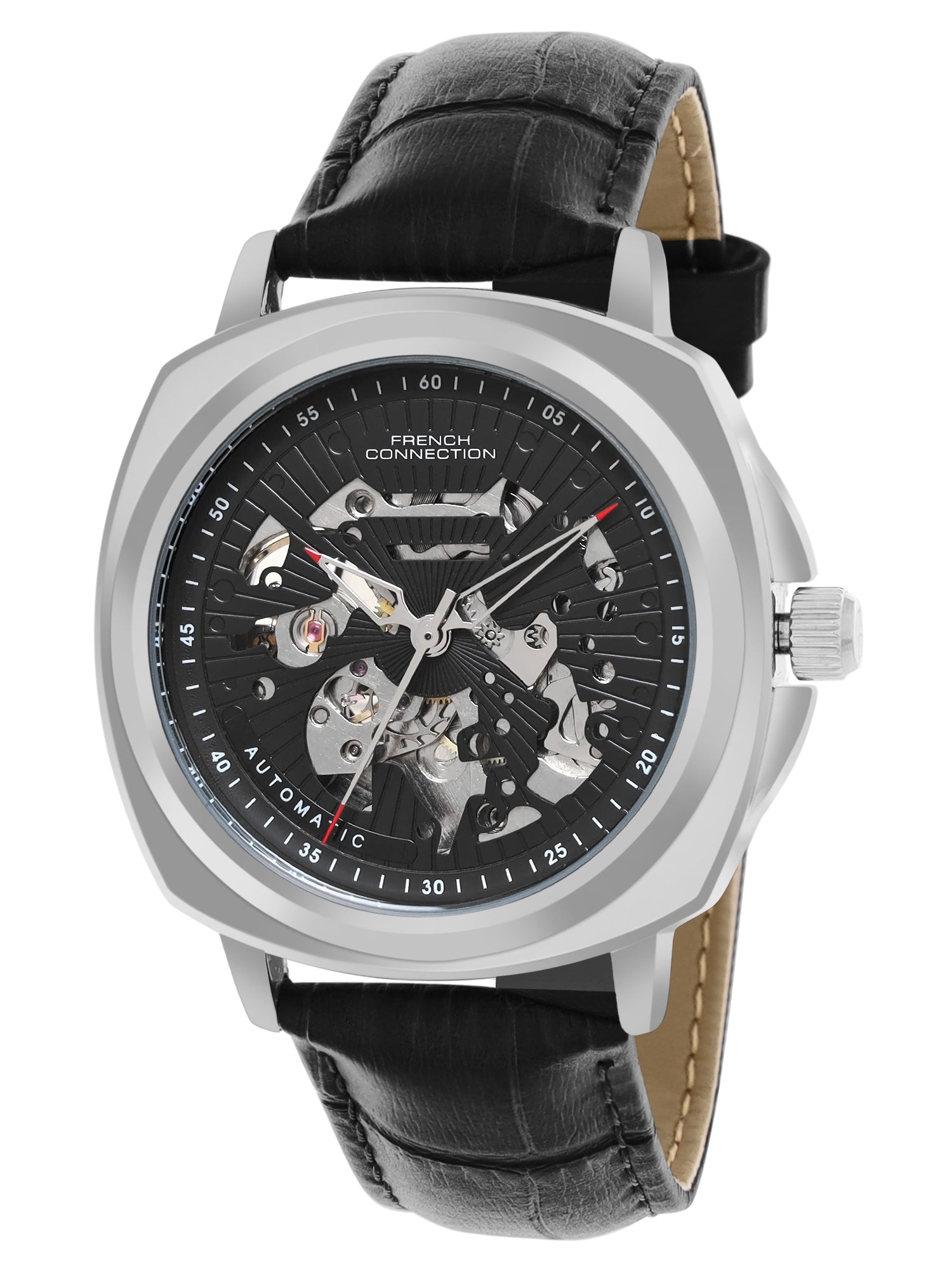 French Connection Automatic Black Dial Men's Watch-FCA03-1