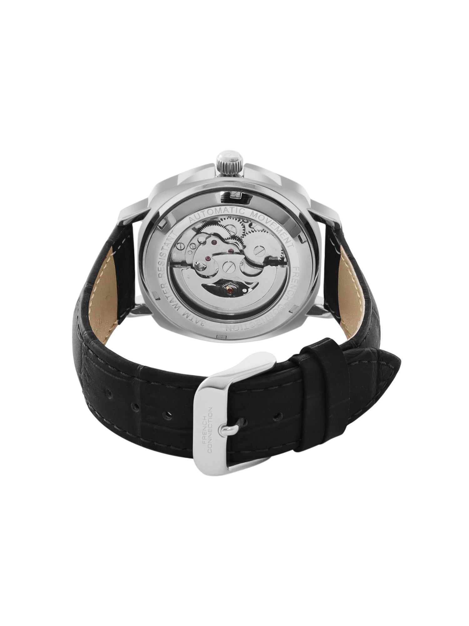 French Connection Automatic Black Dial Men's Watch-FCA03-1