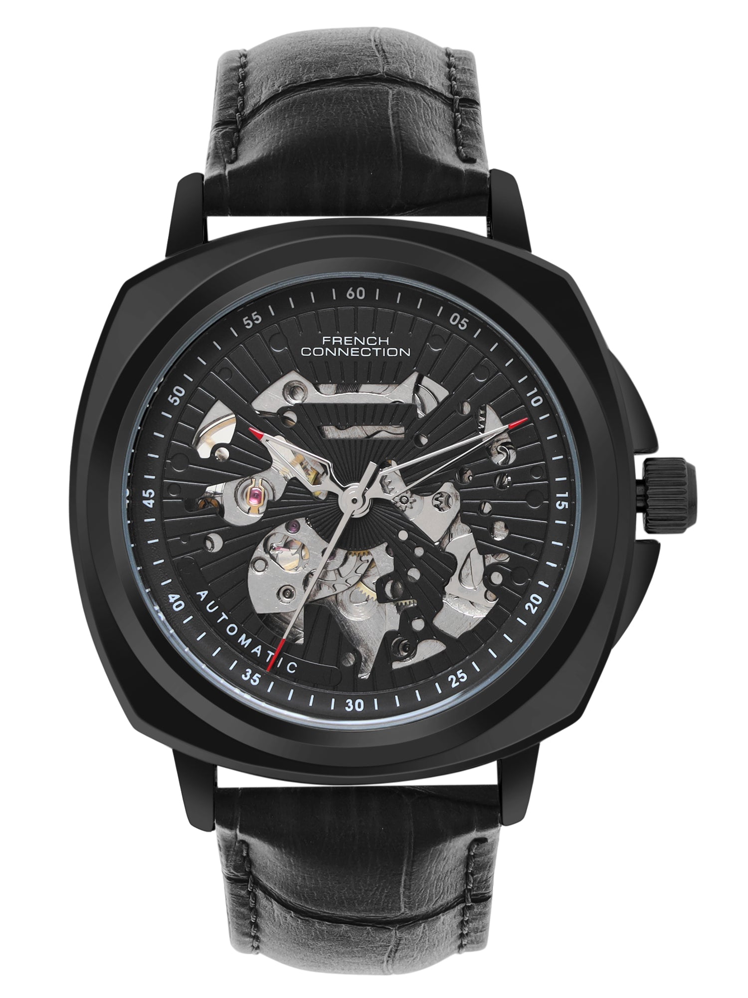 French Connection Automatic Black Dial Men's Watch-FCA03-2