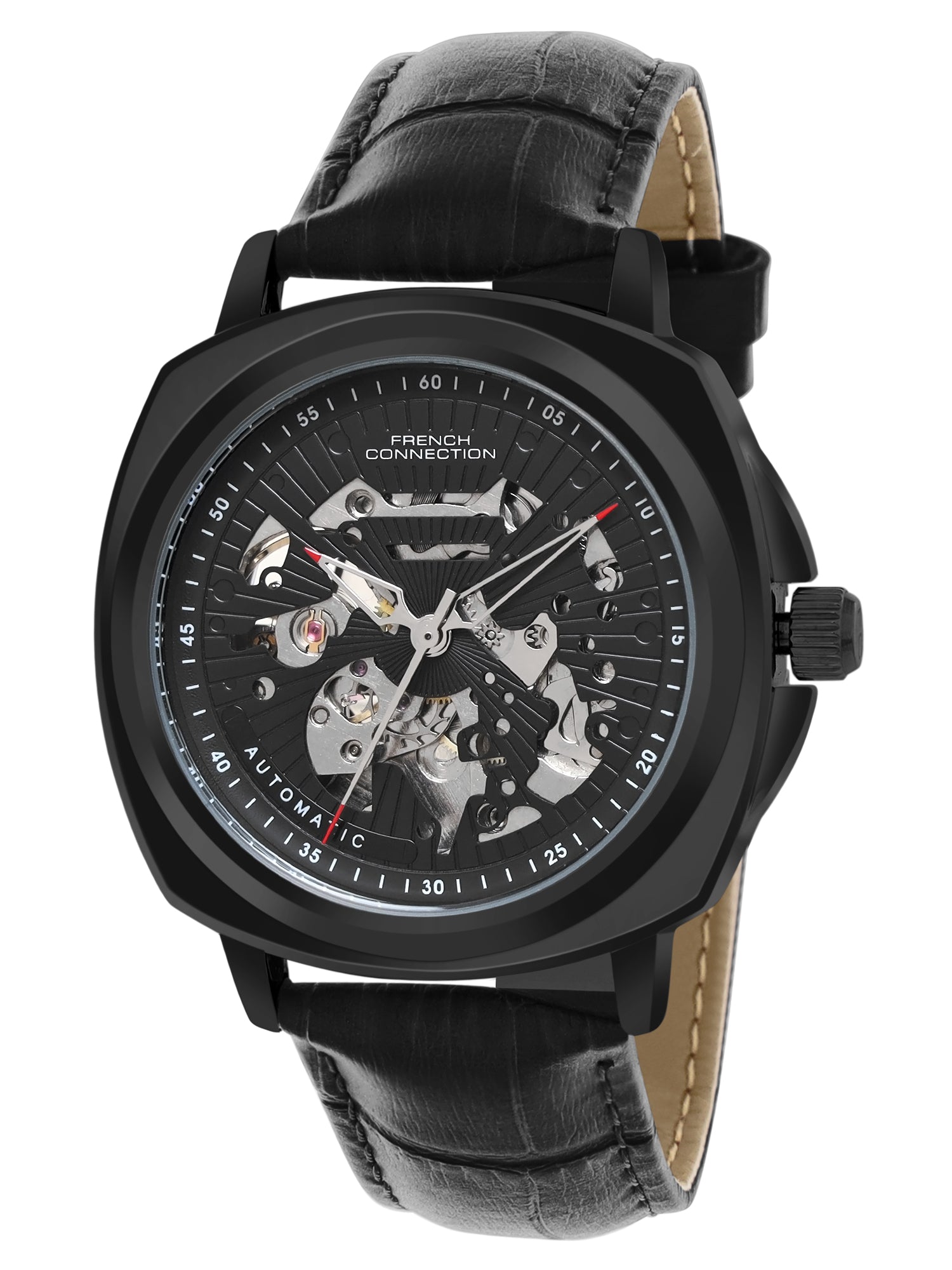 French Connection Automatic Black Dial Men's Watch-FCA03-2