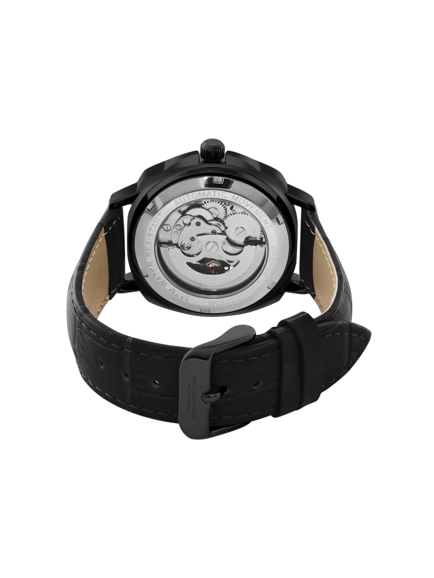 French Connection Automatic Black Dial Men's Watch-FCA03-2