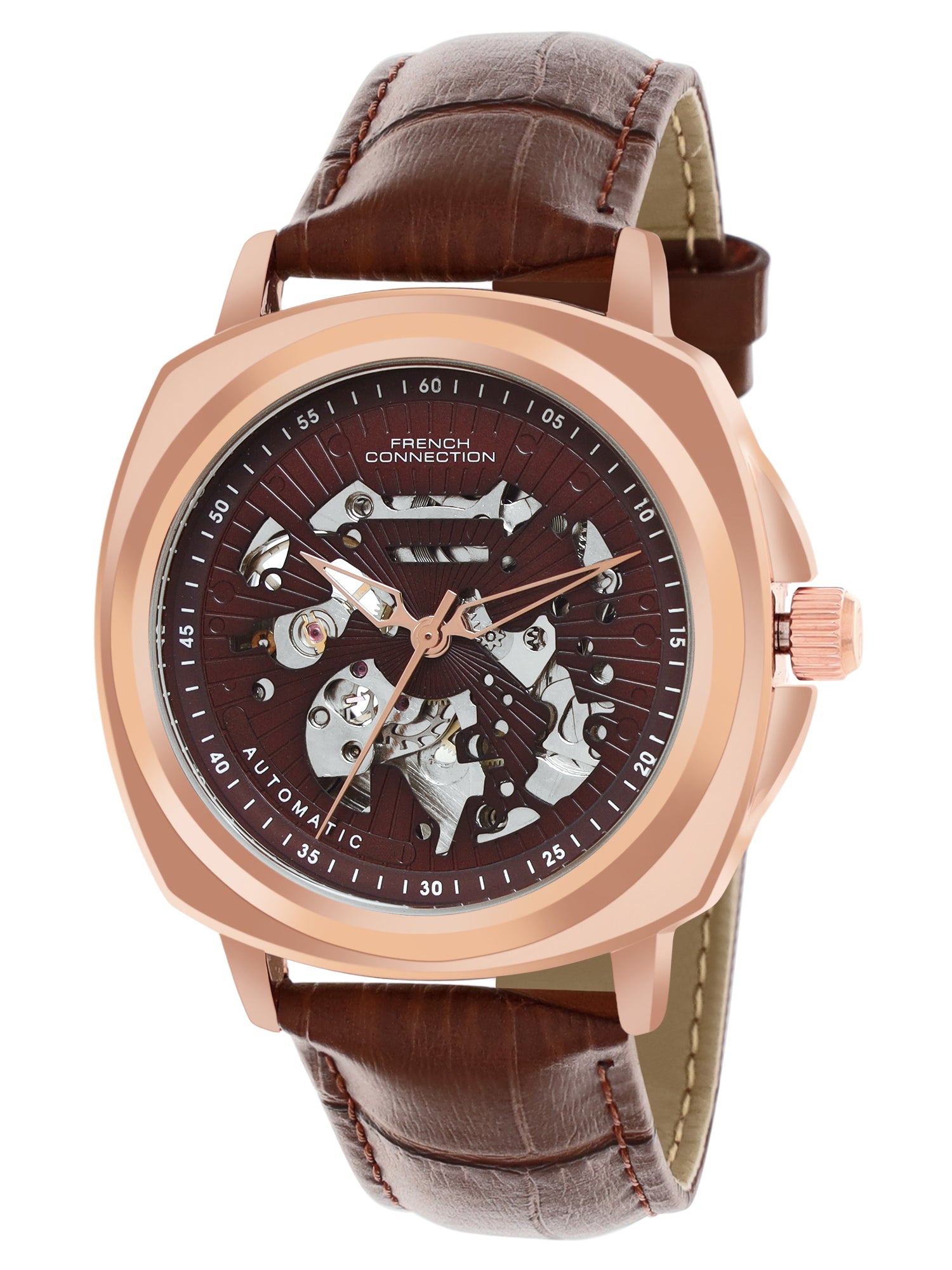 French Connection Automatic Brown Dial Men's Watch-FCA03-3