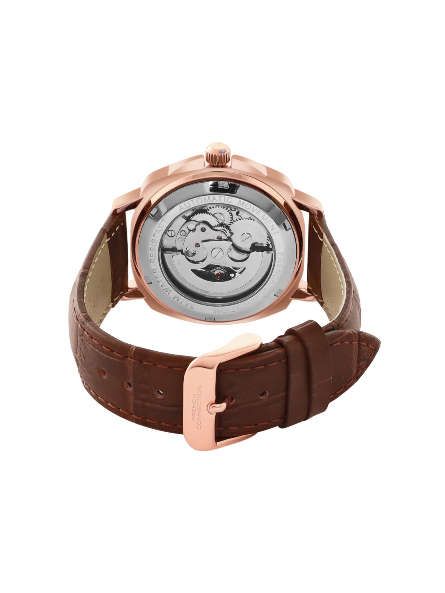 French Connection Automatic Brown Dial Men's Watch-FCA03-3