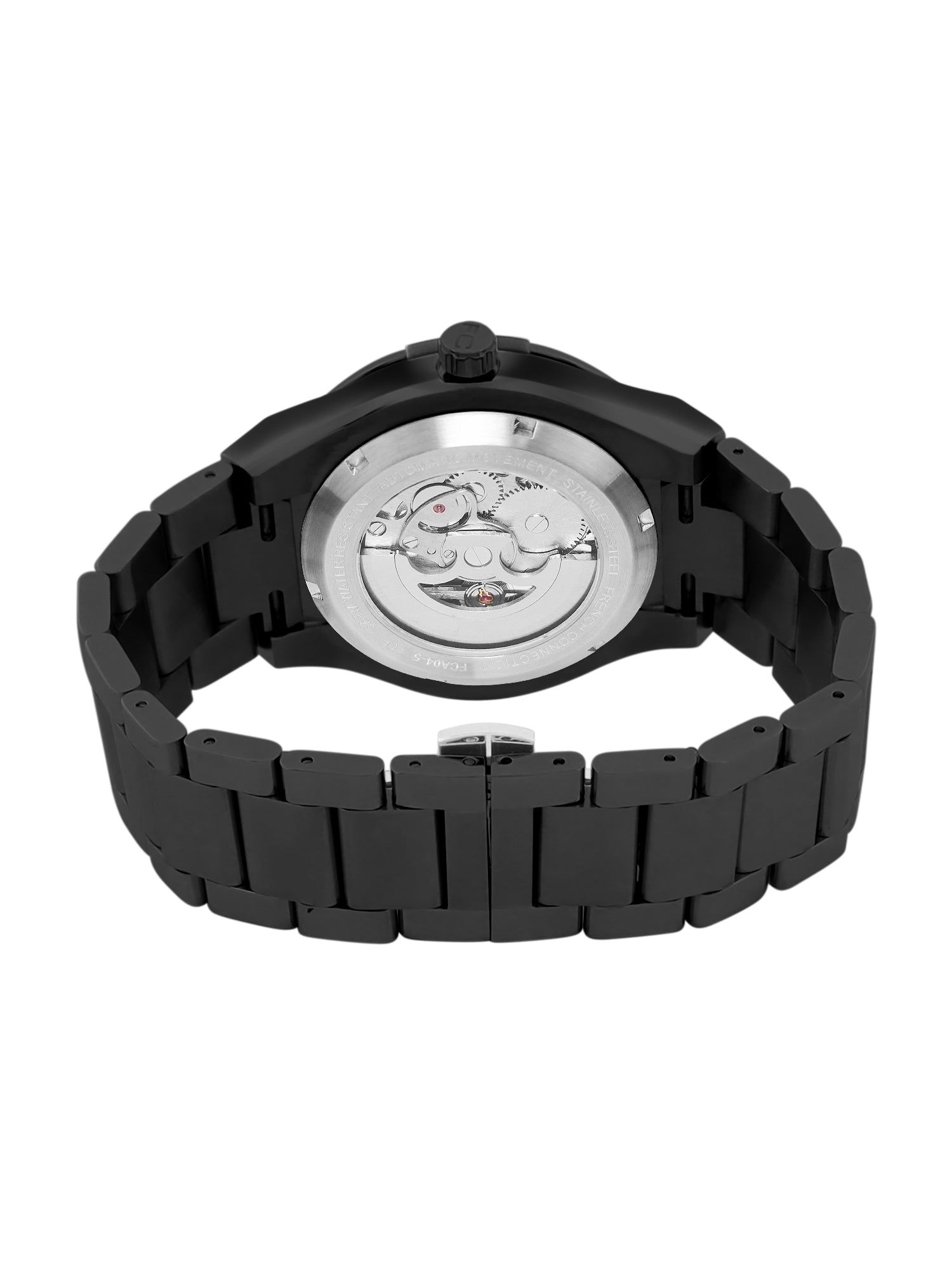 French connection Men Embellished Dial & Stainless Steel Straps Automatic Watch FCA04-5