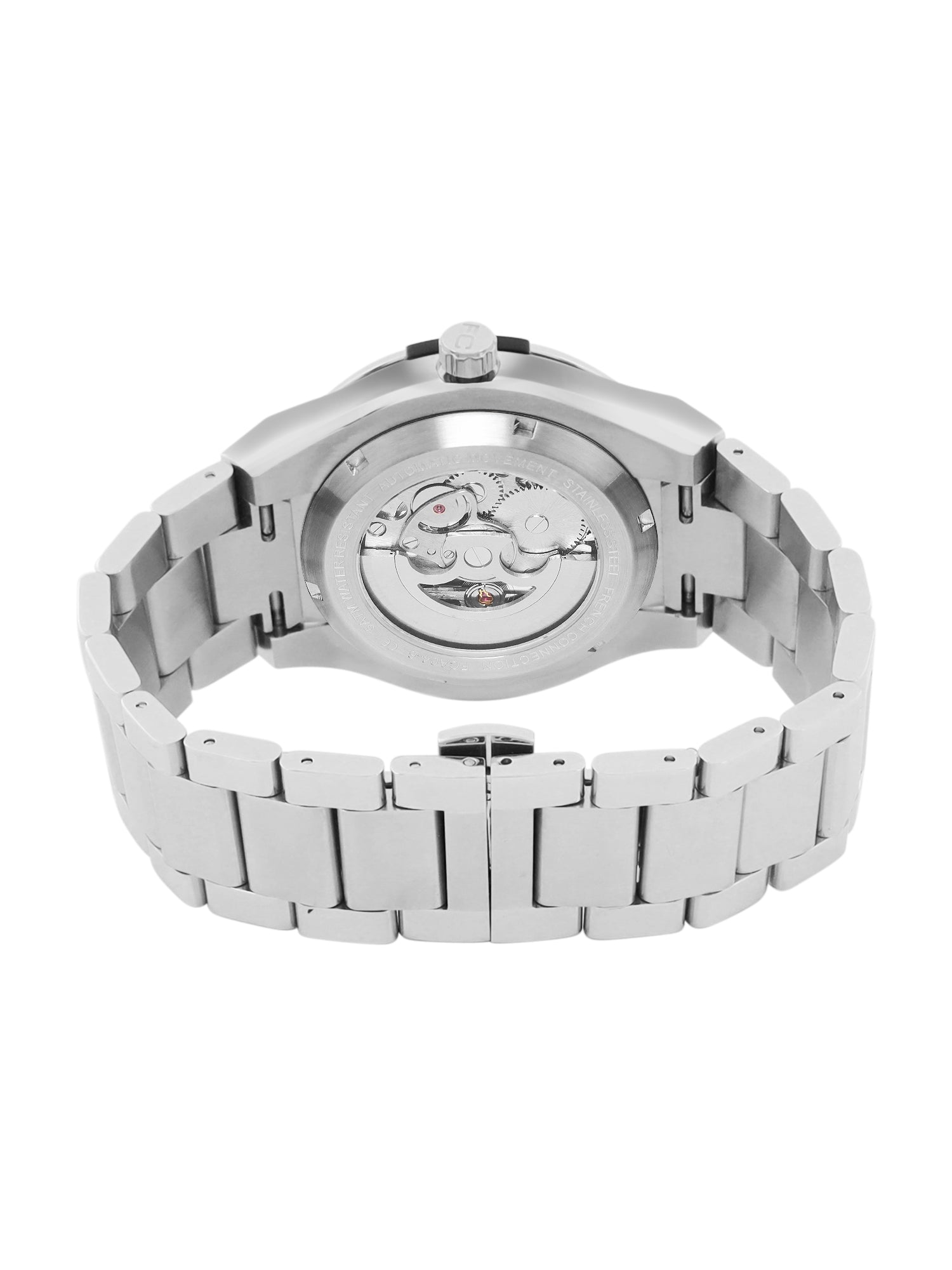 French connection Men Embellished Dial & Stainless Steel Straps Analogue Watch FCA04-6