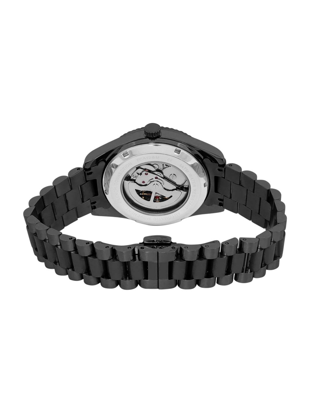 French Connection Black Dial Automatic Watch for Men's - FCA12BM