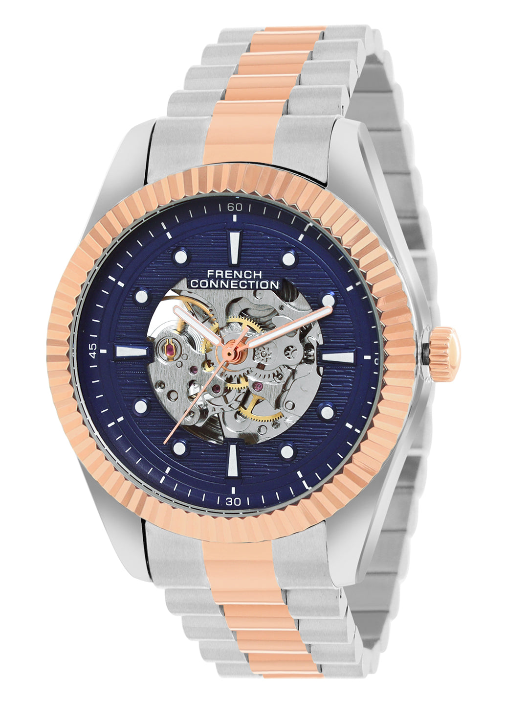 French Connection Blue Dial Automatic Watch for Men's - FCA12RTM