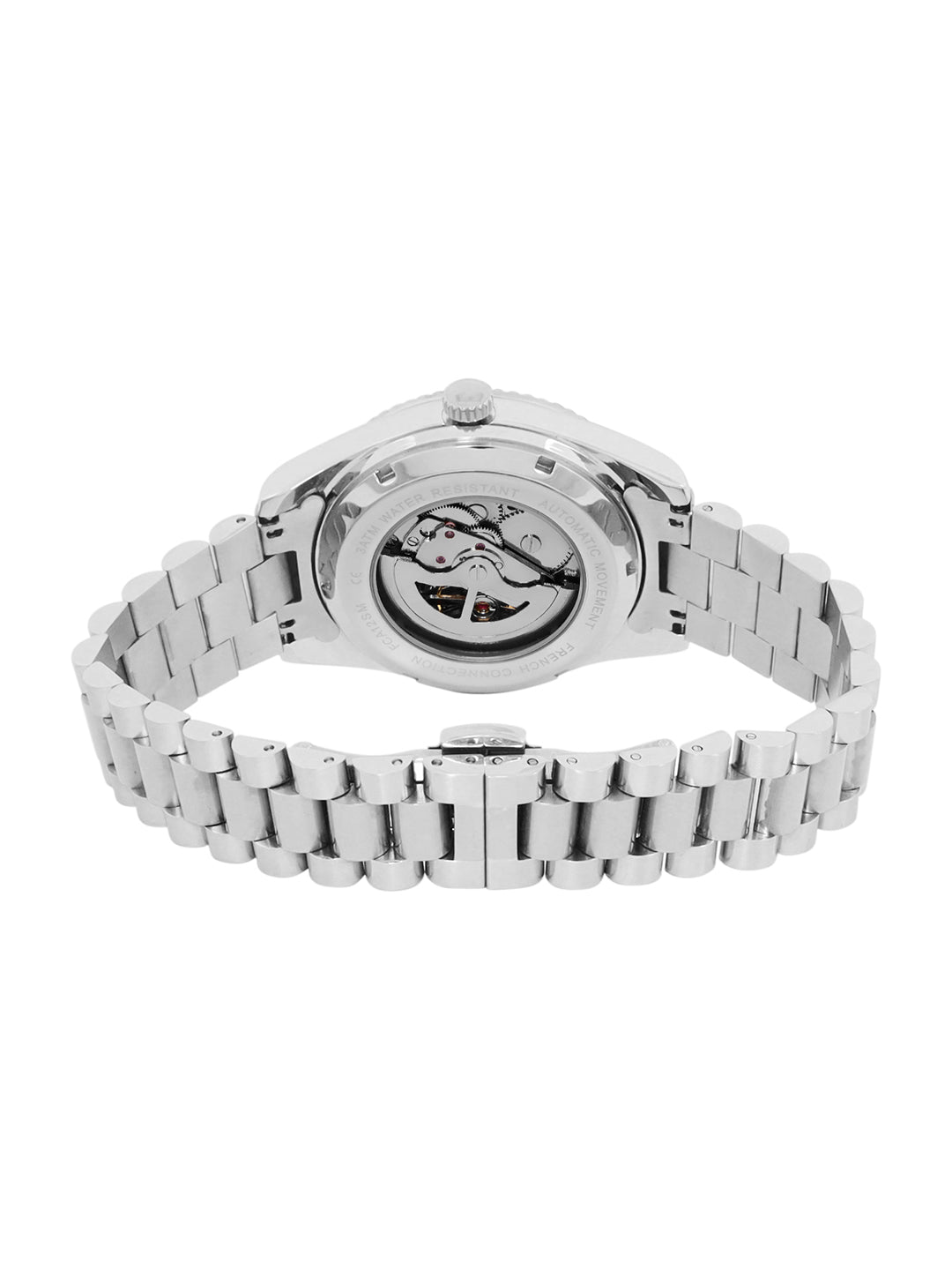 French Connection Silver Dial Automatic Watch for Men's - FCA12SM