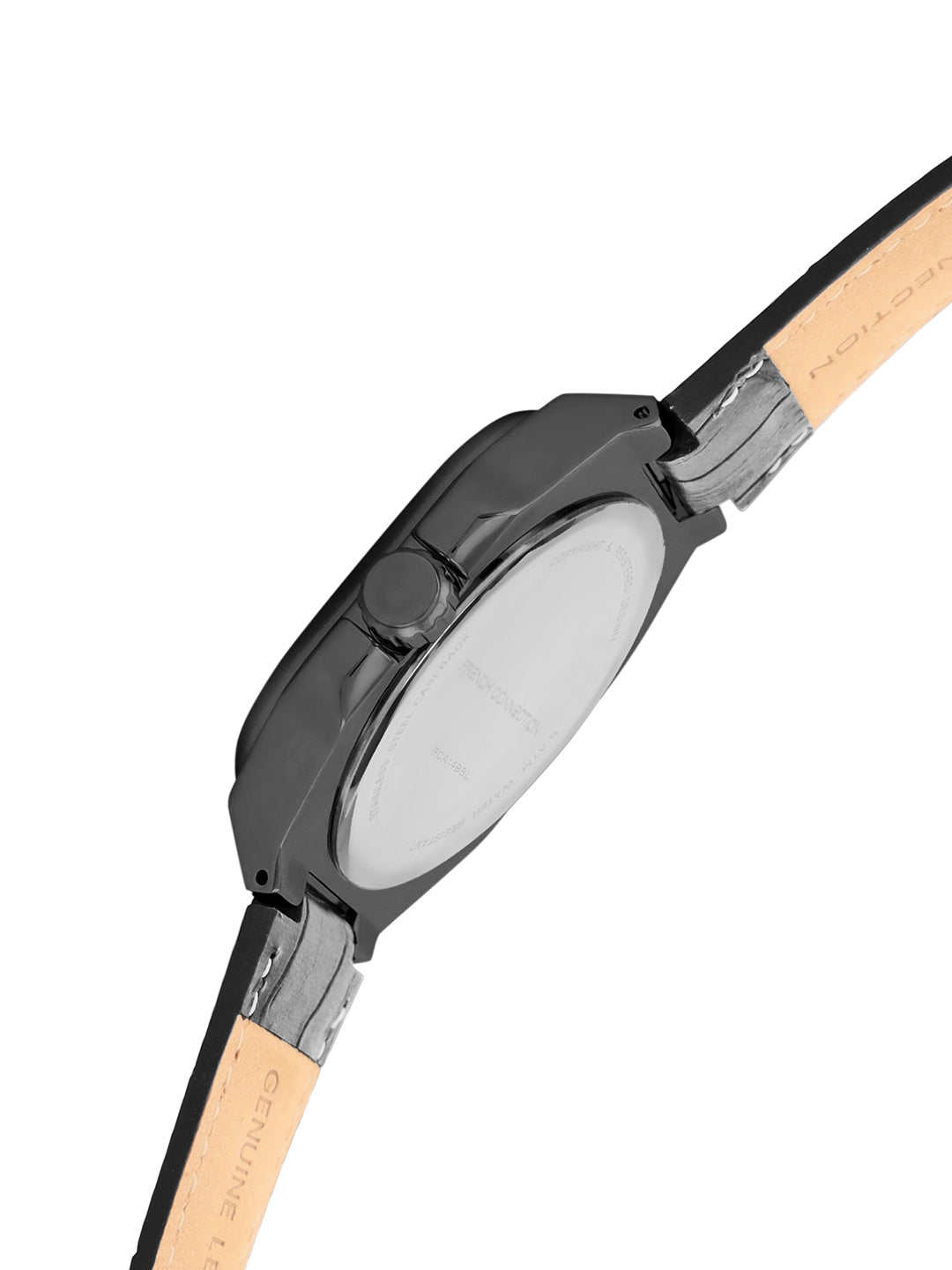 French Connection Automatic Black Dial Men's Watch-FCA14BBL