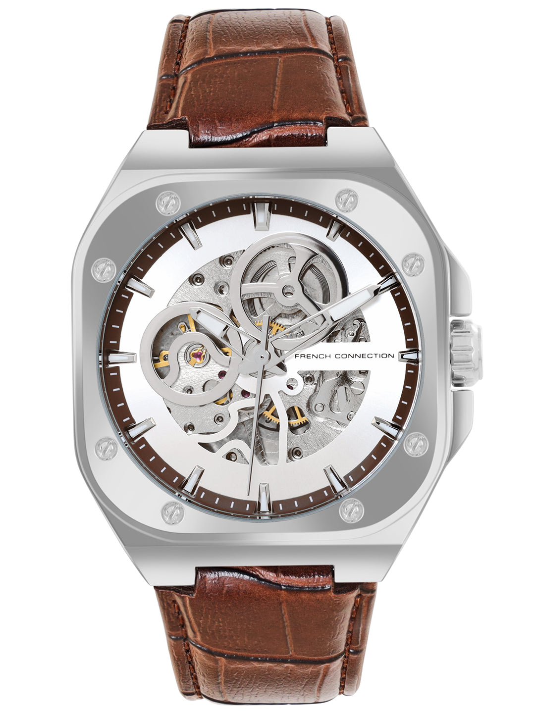 French Connection Automatic Silver Dial Men's Watch - FCA14BRL