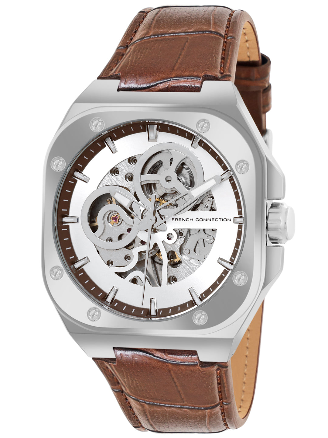 French Connection Automatic Silver Dial Men's Watch - FCA14BRL