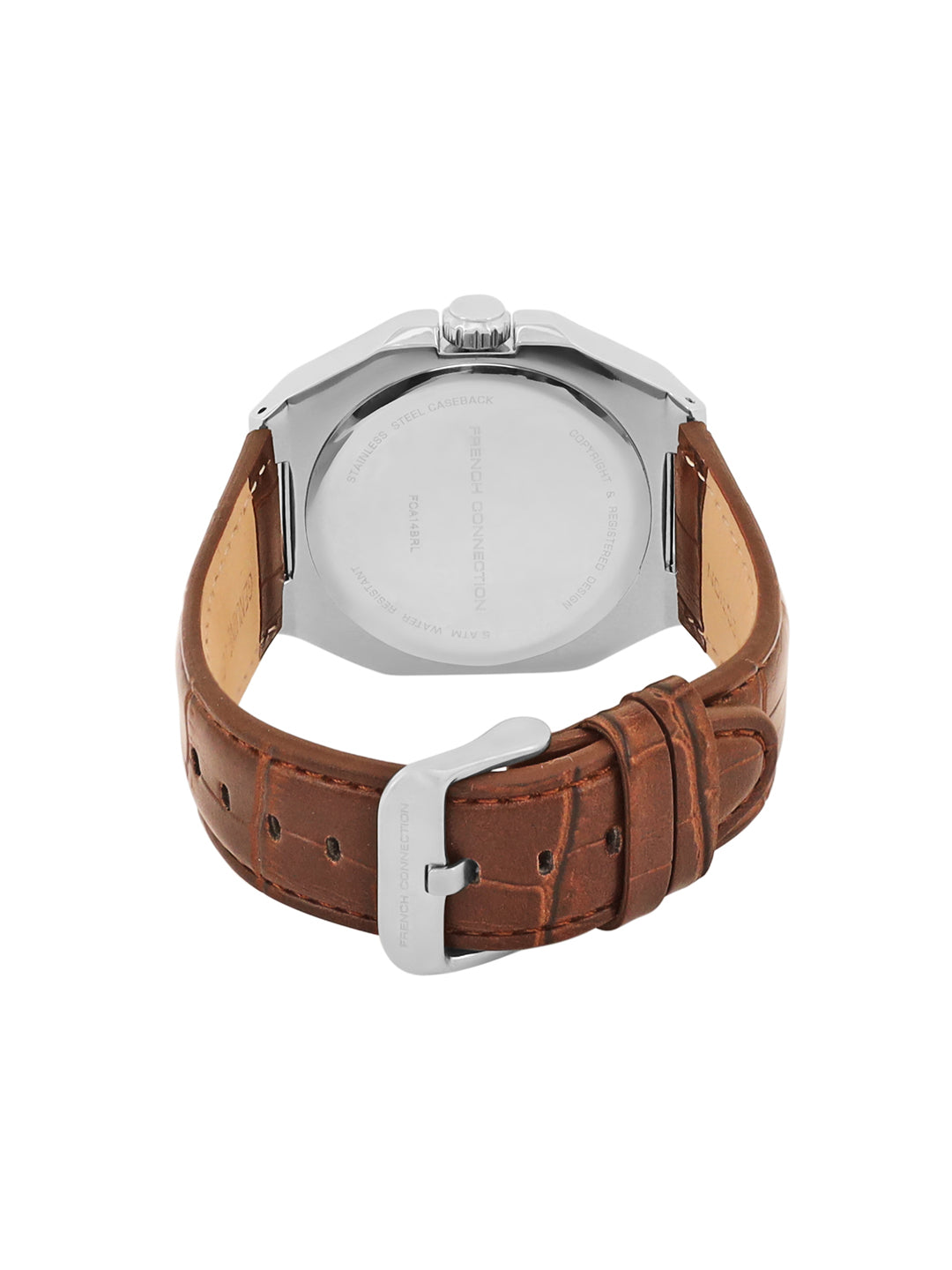 French Connection Automatic Silver Dial Men's Watch - FCA14BRL