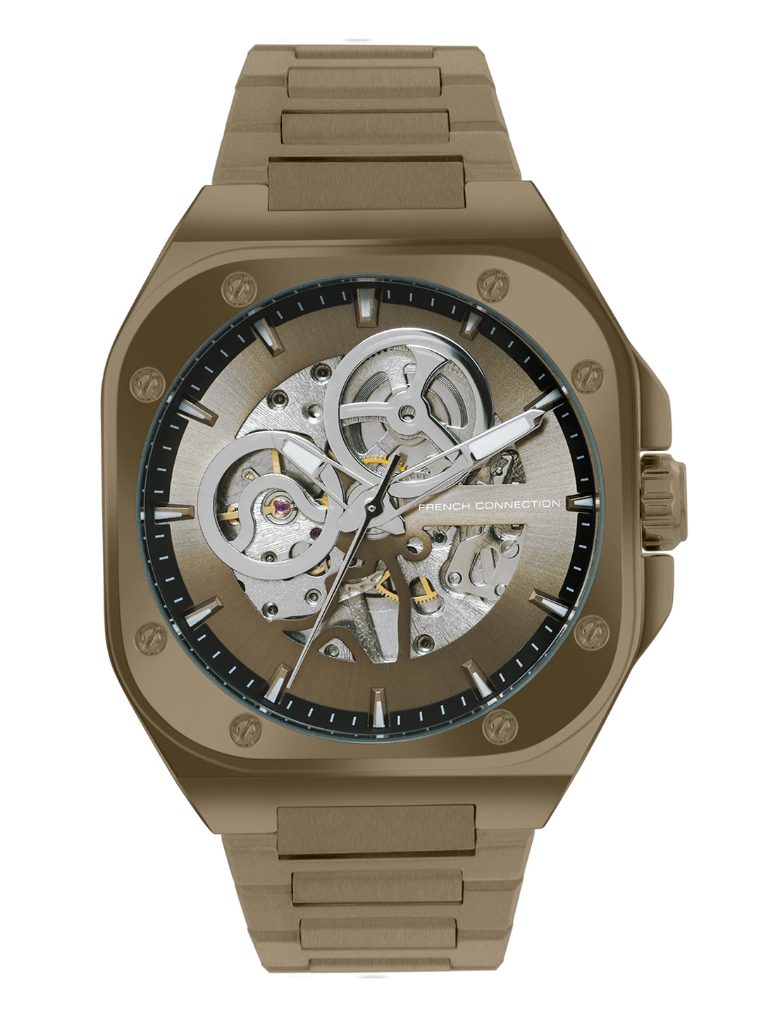 French Connection Automatic Silver Dial Men's Watch - FCA14KHM