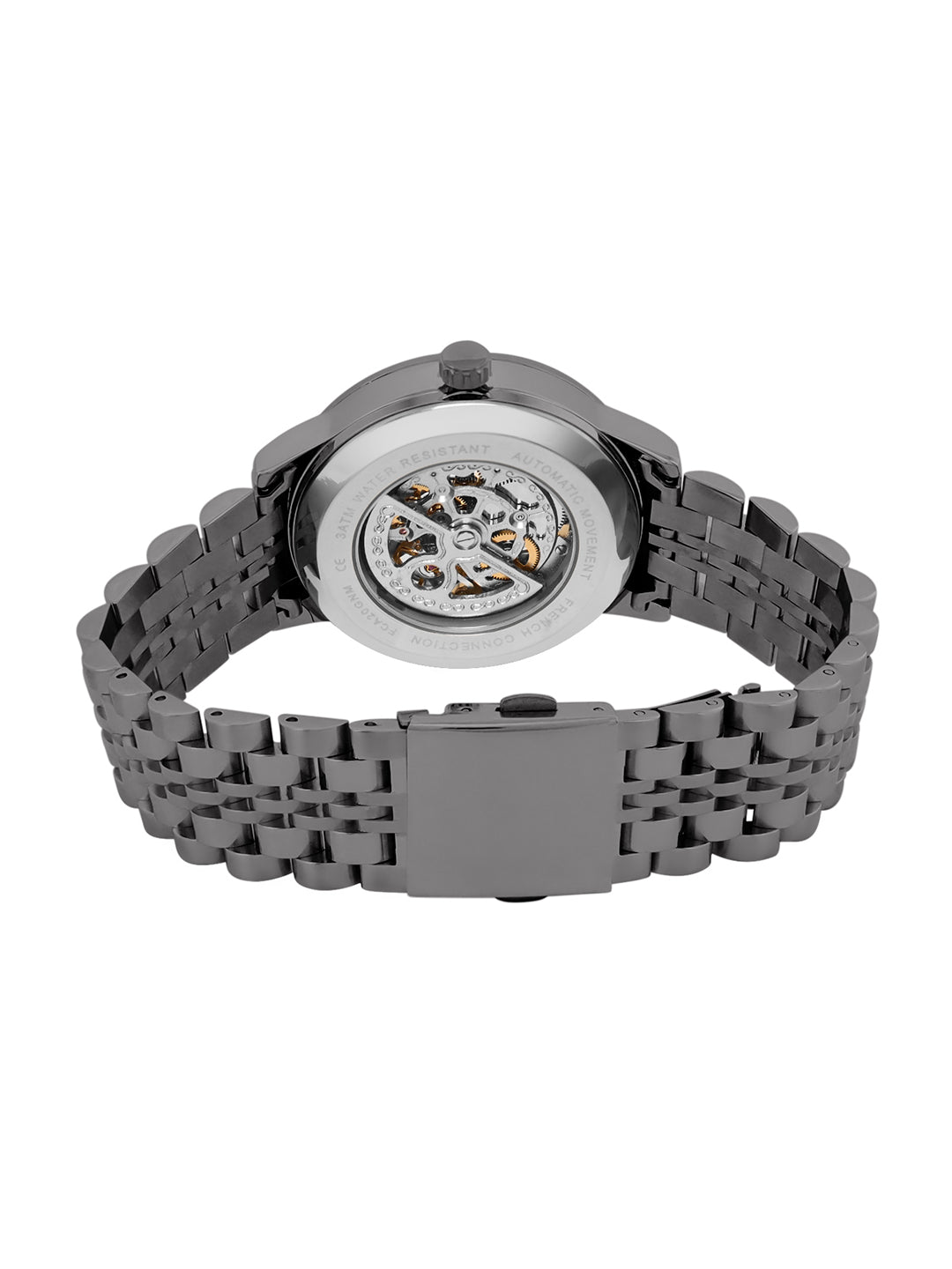 French Connection Men Automatic Gray Dial Watch-FCA20GNM