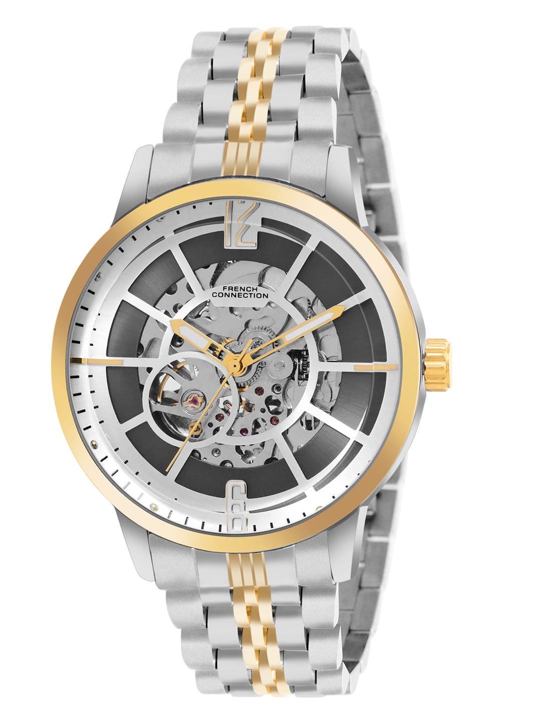 French Connection Men Automatic White Dial Watch-FCA20TM