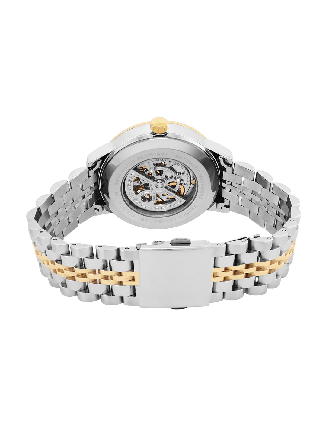 French Connection Men Automatic White Dial Watch-FCA20TM