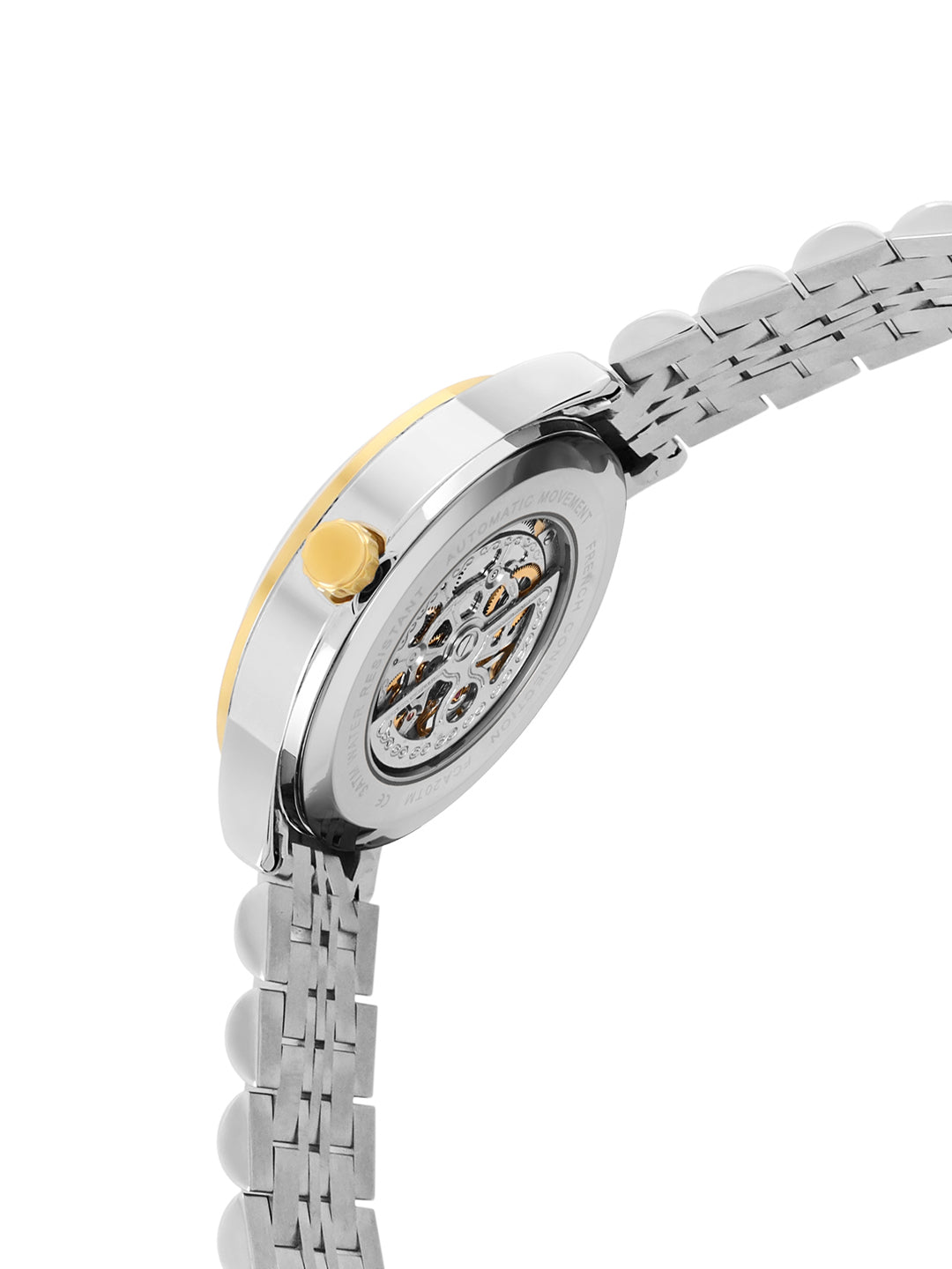 French Connection Men Automatic White Dial Watch-FCA20TM