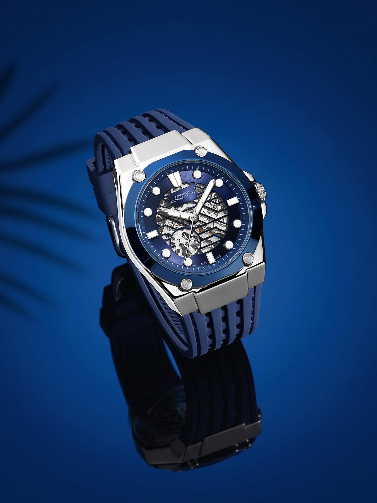 French Connection Automyst | Skeleton Dial | Luxury Automatic Watch for Men - FCA24UL