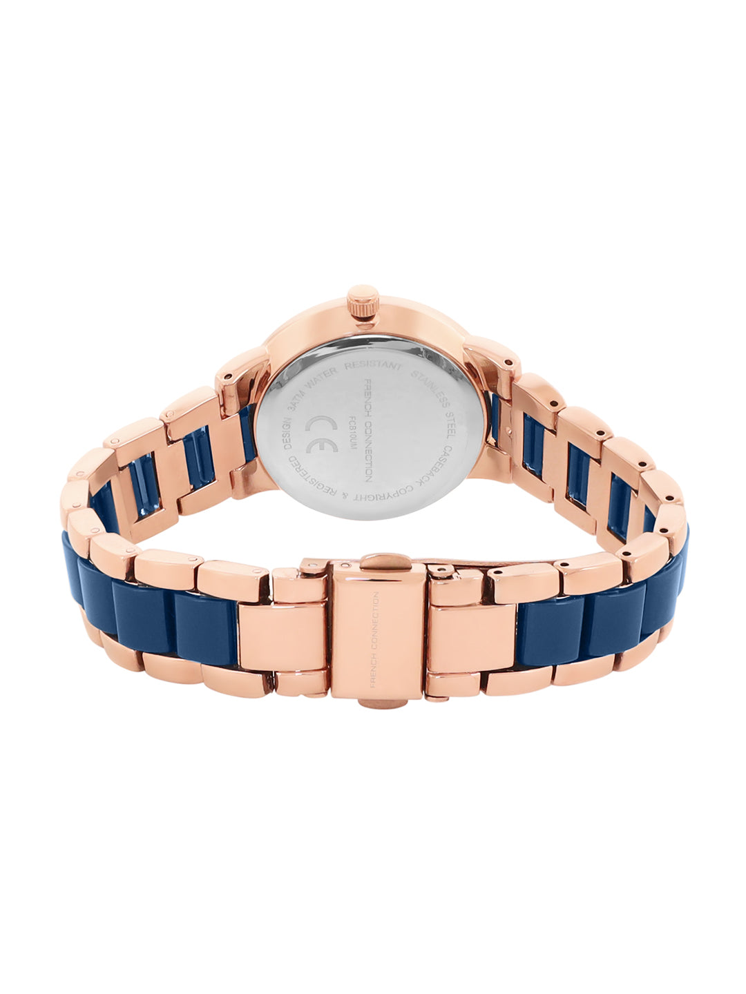 French Connection Blue Dial Analog Watch for Women's - FCB10UM