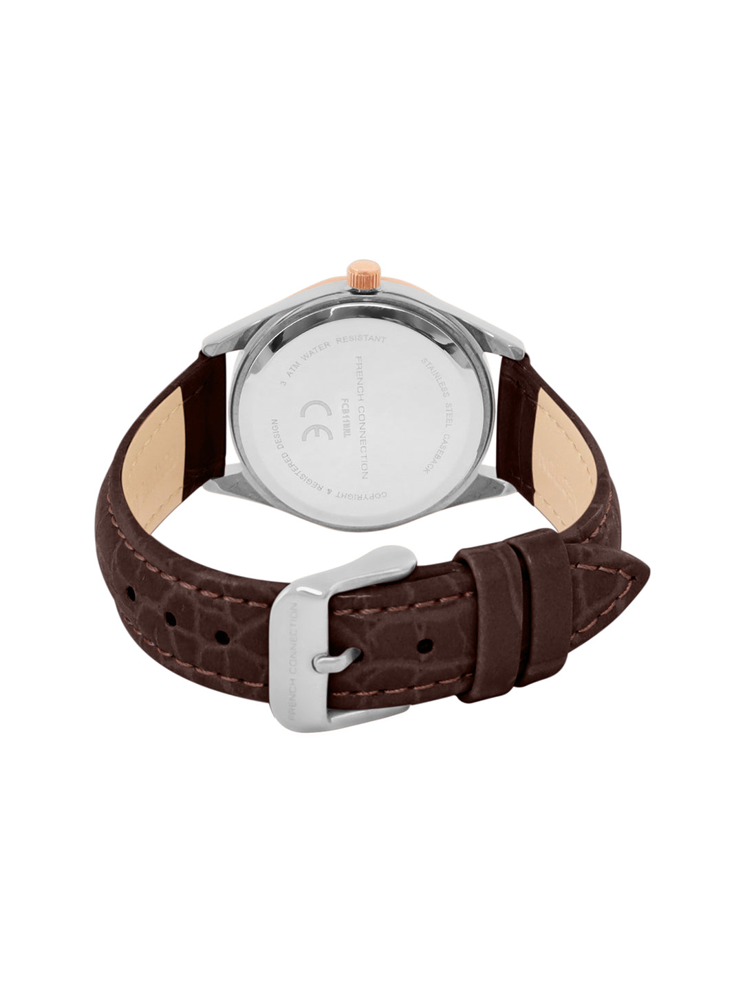 French Connection Brown Dial Analog Watch for Women's - FCB11BRL