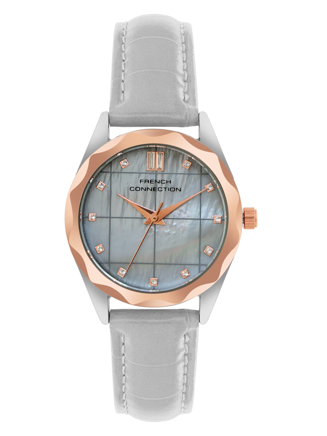 French Connection Grey Dial Analog Watch for Women's - FCB11GRL