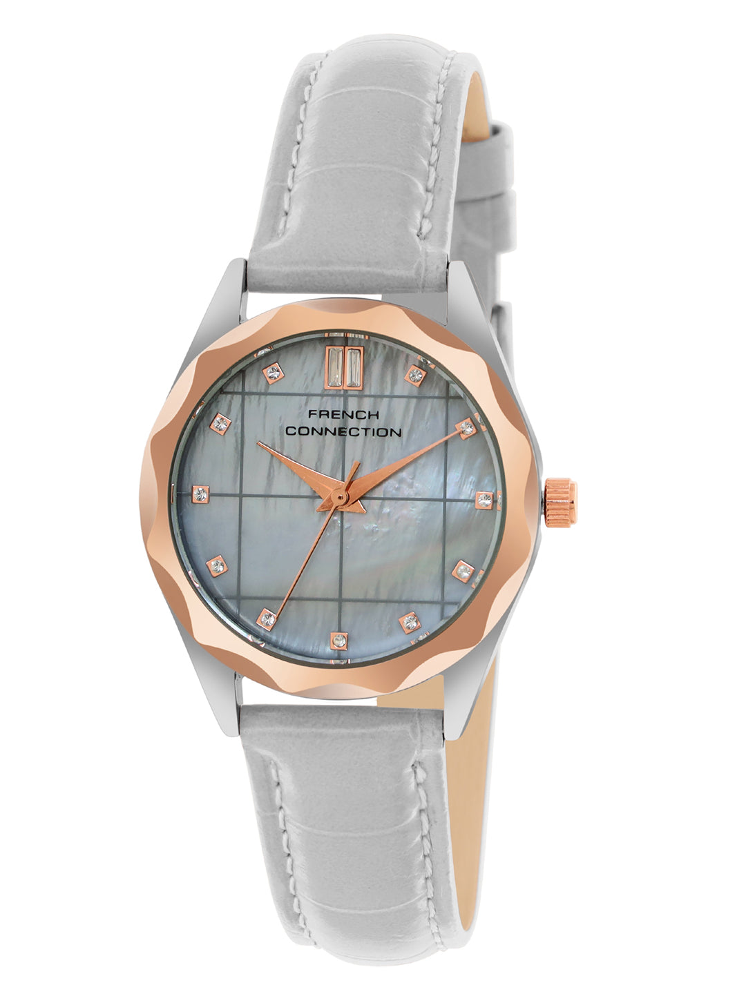 French Connection Grey Dial Analog Watch for Women's - FCB11GRL