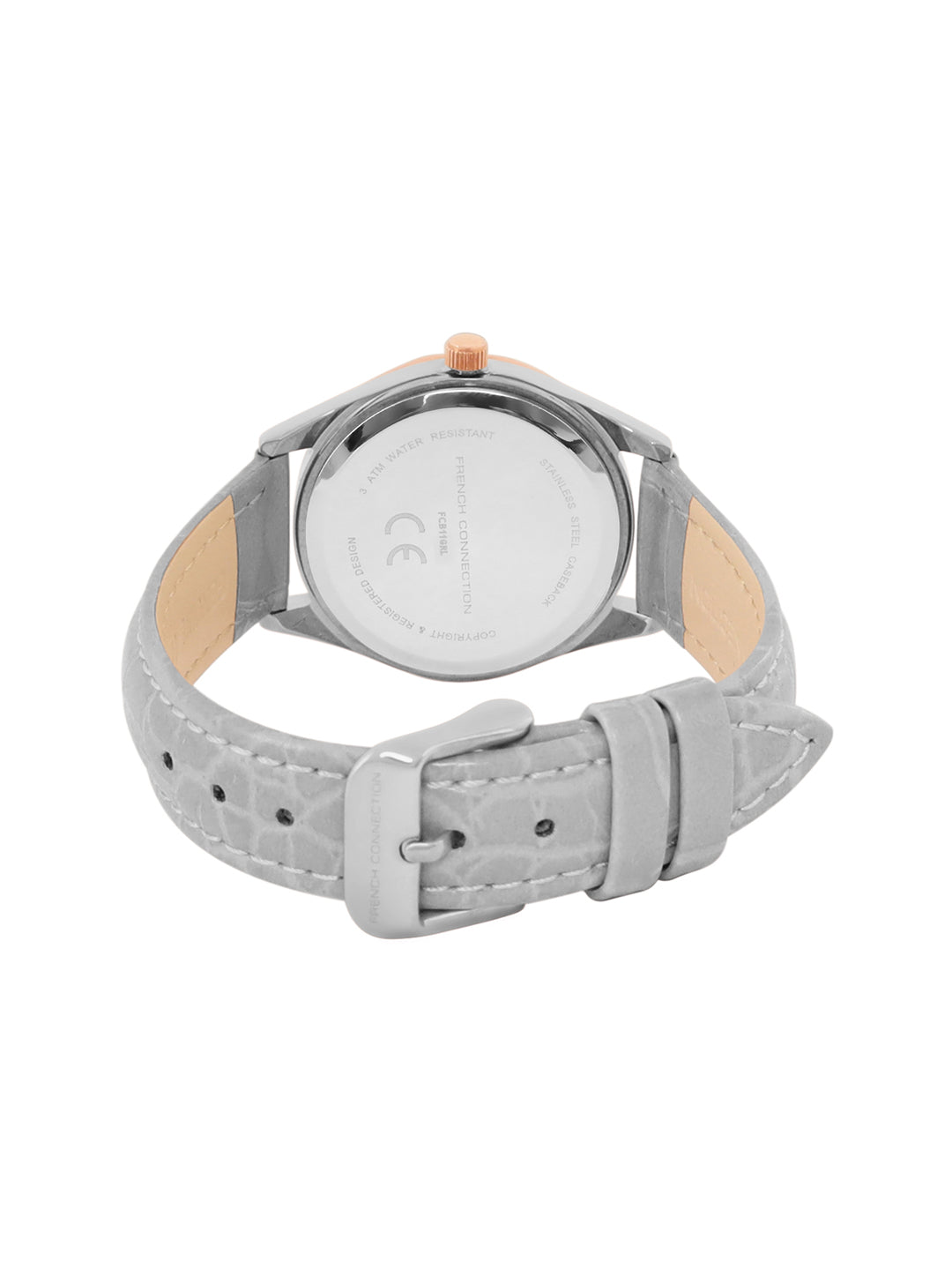 French Connection Grey Dial Analog Watch for Women's - FCB11GRL
