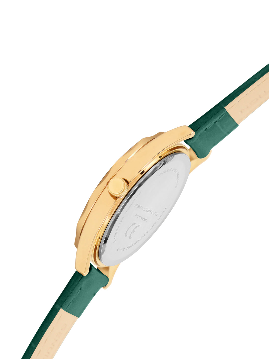 French Connection Green Dial Analog Watch for Women's - FCB11NL