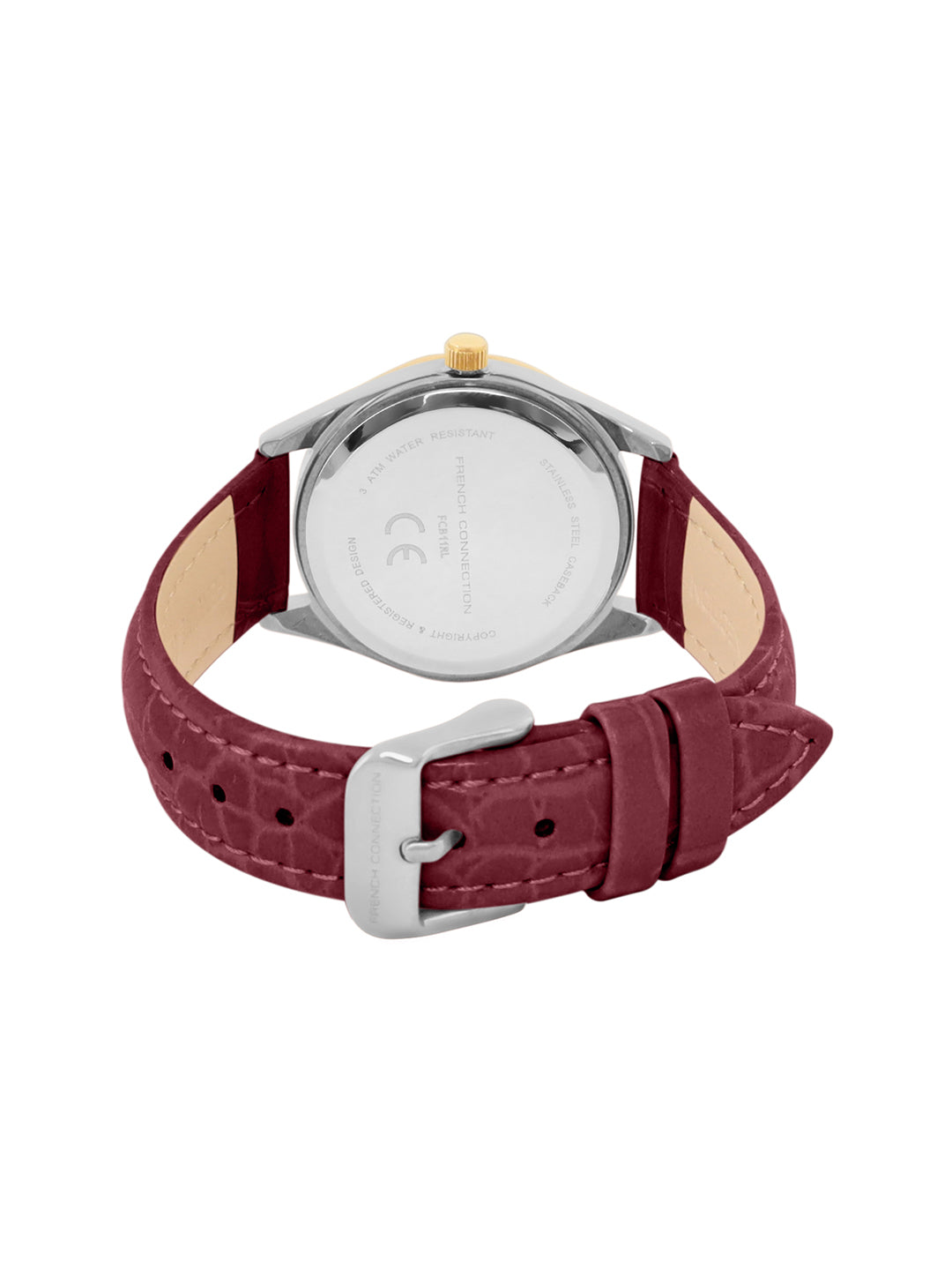 French Connection White Dial Analog Watch for Women's - FCB11RL