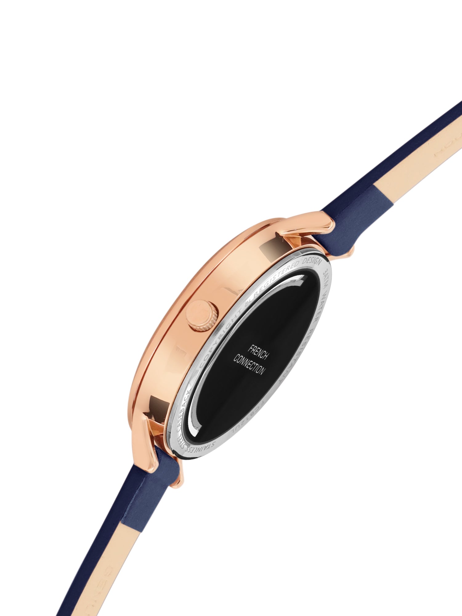 French Connection Rosegold Dial Analog Side Second Watch for Women's - FCB12UL