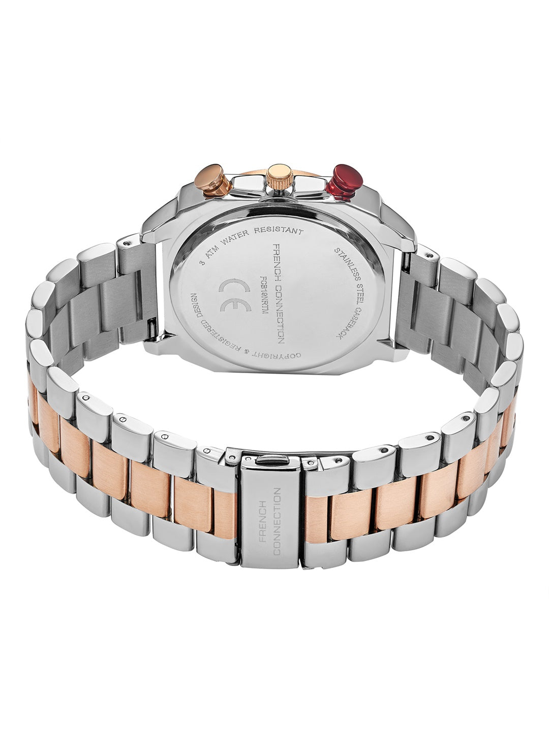 French Connection Chronexis Two Tone Stainless Steel Watch for Men - FCB19NRTM