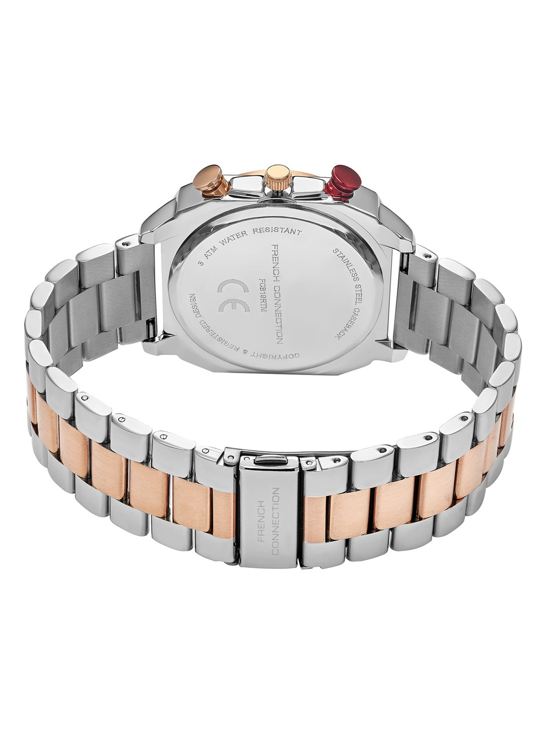 French Connection Chronexis Two Tone Stainless Steel Watch for Men - FCB19RTM