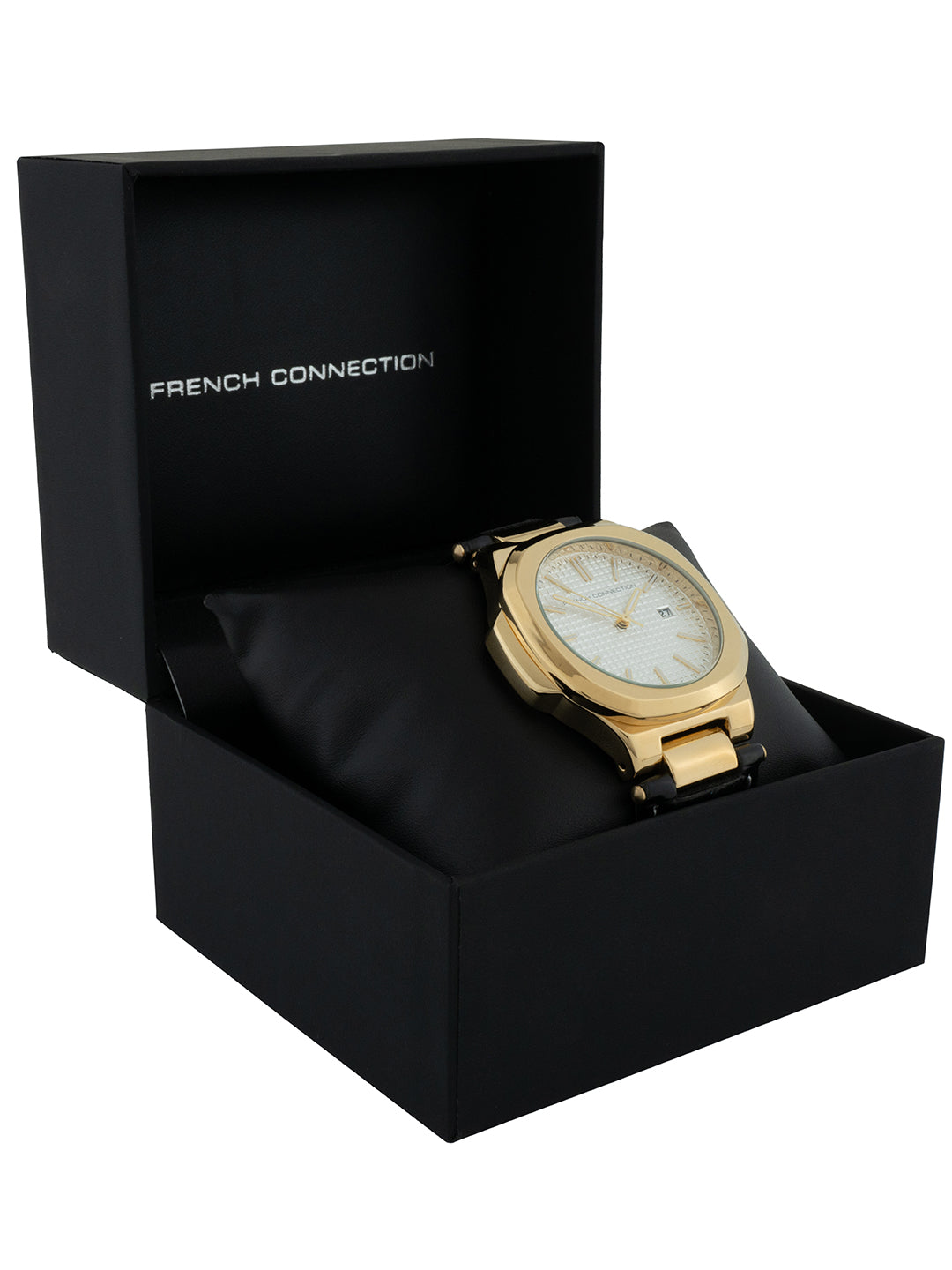 French Connection Analogue Silver Dial Men's Watch -FCB2BL - S