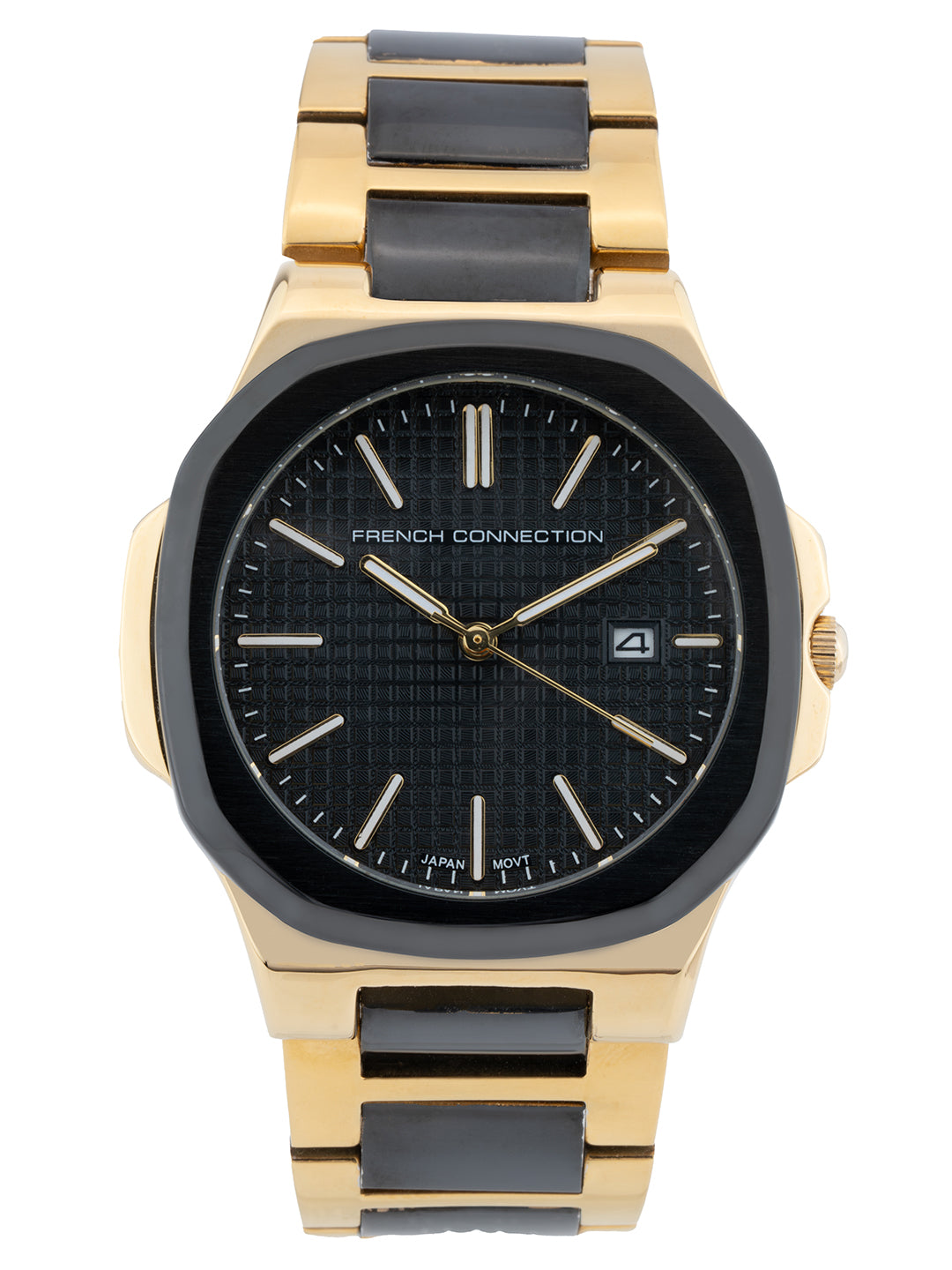 French Connection Analogue Black Dial Men's Watch - FCB2TM