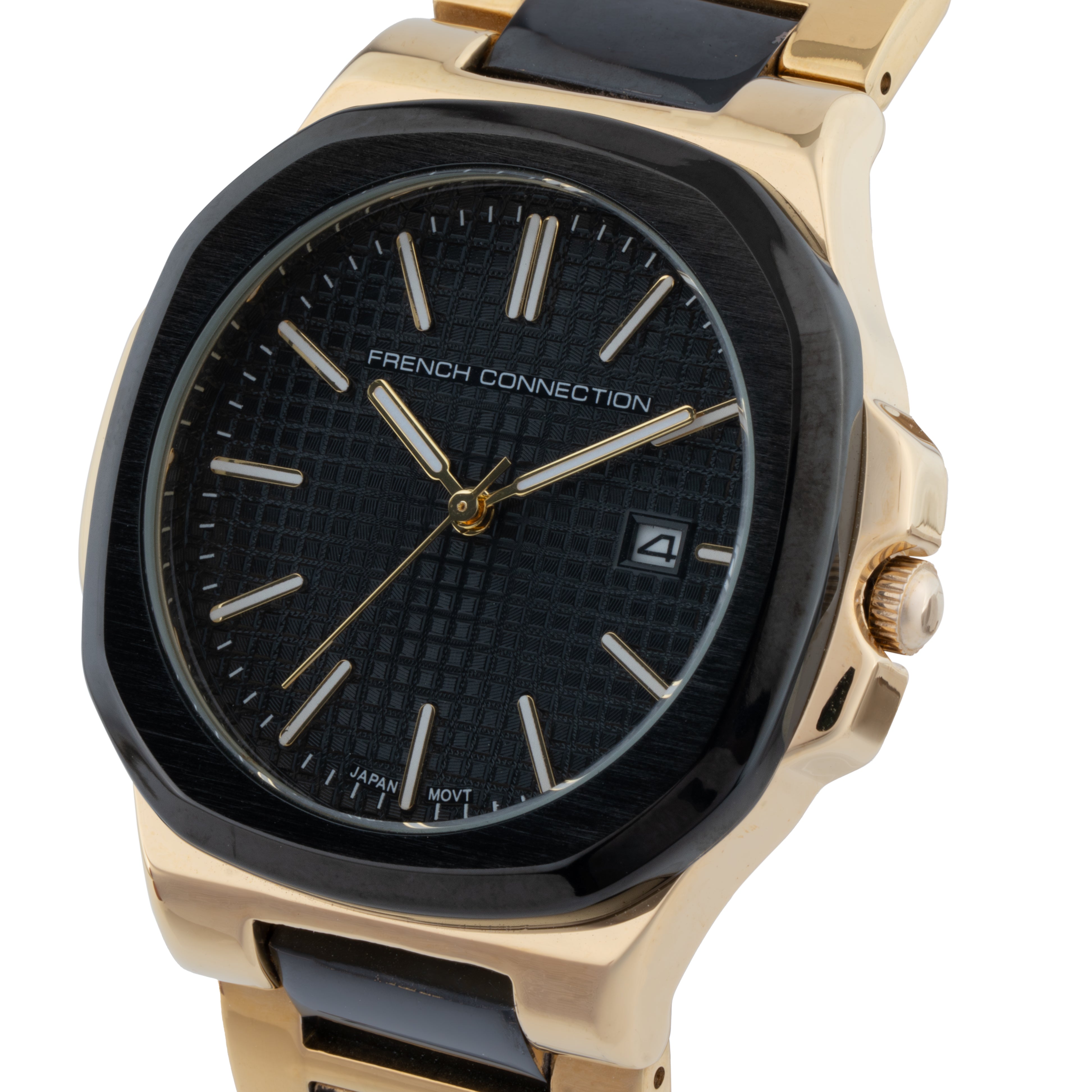 French Connection Analogue Black Dial Men's Watch - FCB2TM