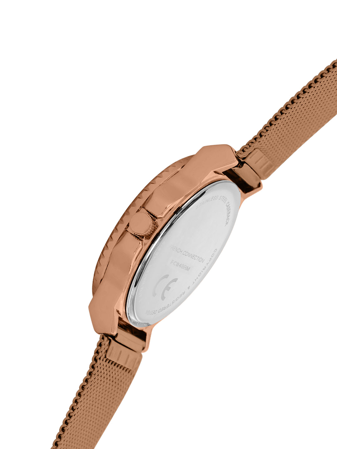 French Connection Brown Dial Analog Watch for Men's - FCB4BRM