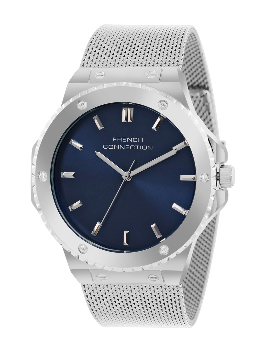 French Connection Blue Dial Analog Watch for Men's - FCB4SM