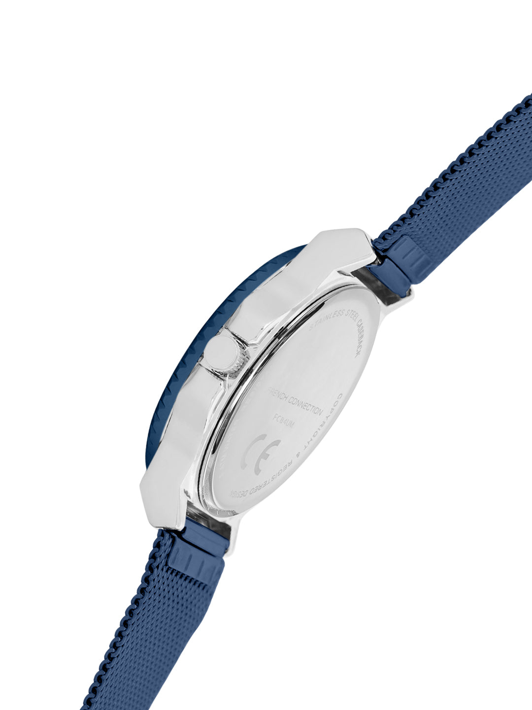 French Connection Blue Dial Analog Watch for Men's - FCB4UM